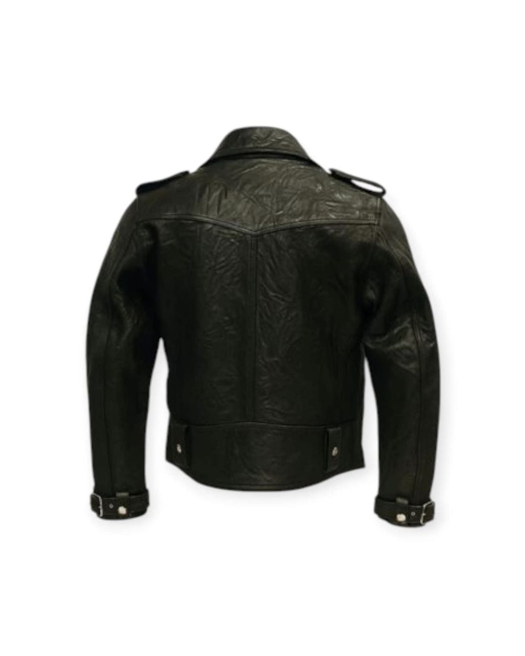 Zasta Studio Black The Sentinel Leather Biker Jacket for men