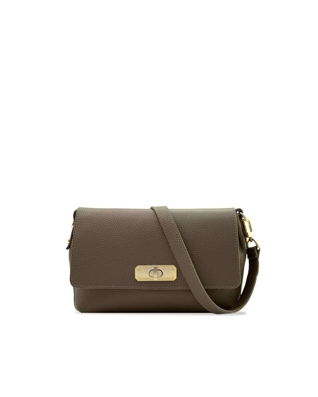 Apatchy London Brown The Maisie Midi Mink Leather Bag