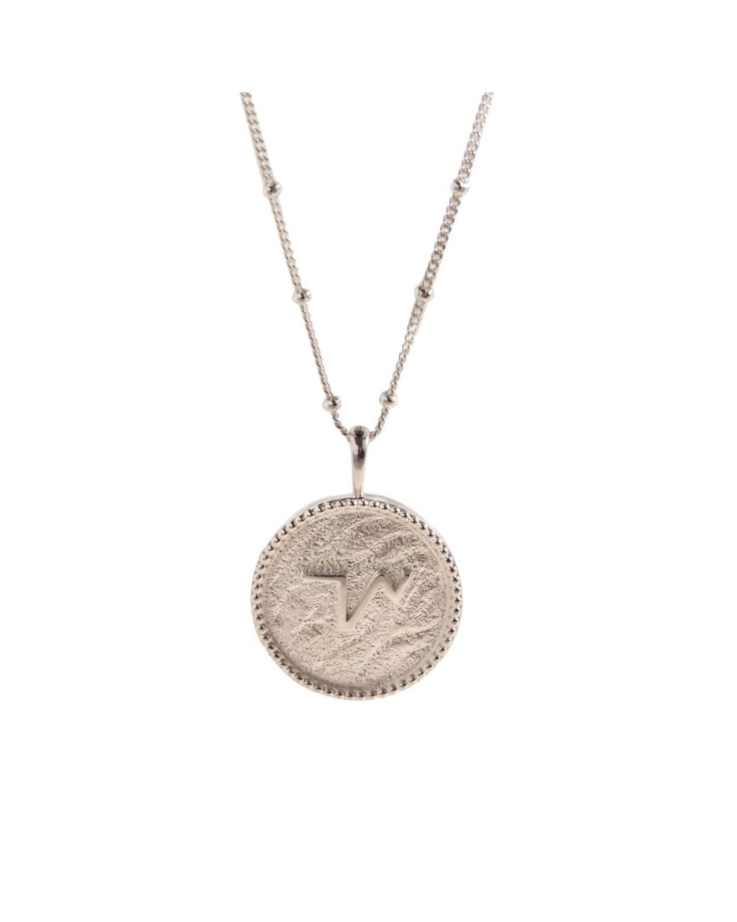 Claire Hill Designs Metallic Thrive Shorthand Coin Necklace
