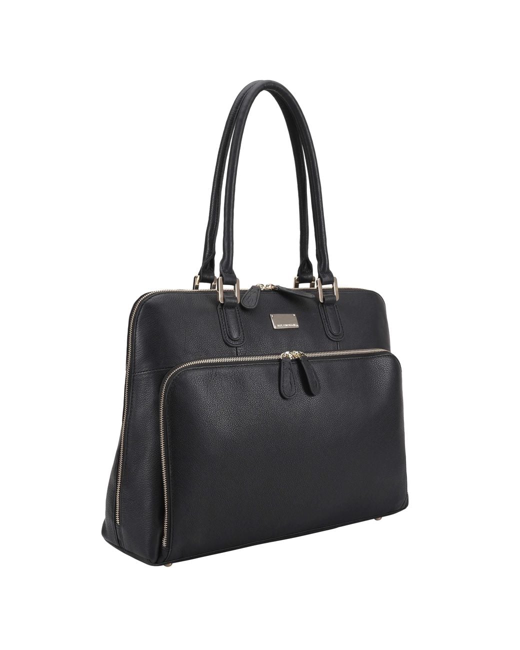 Paul Costelloe Black Filton Leather Tote Bag