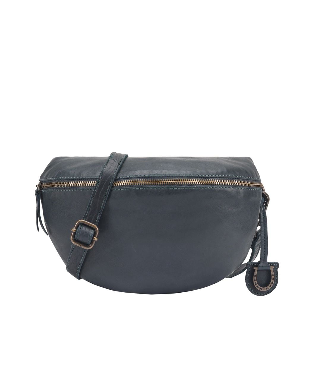 Lloyd Baker Gray Birch Leather Crossbody Bag