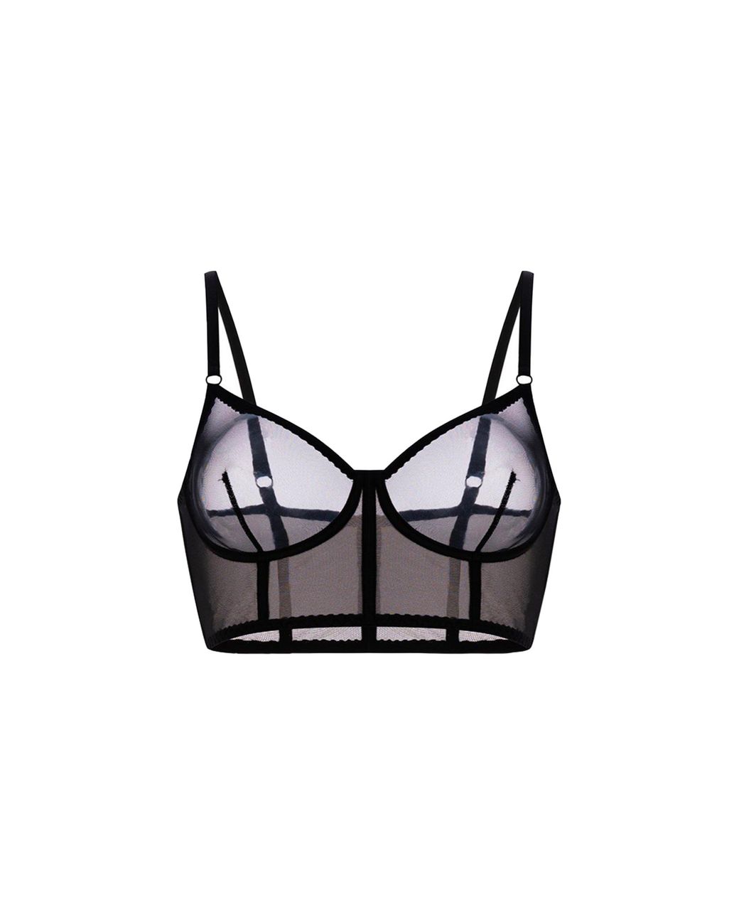 Zhilyova Black Unnamed Corset Bra