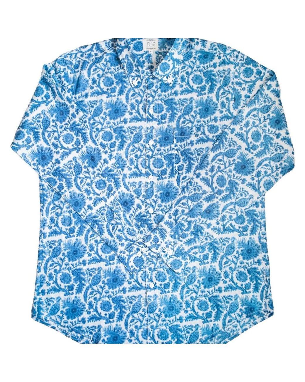 Jago's Tribe Blue Game Shirt for men