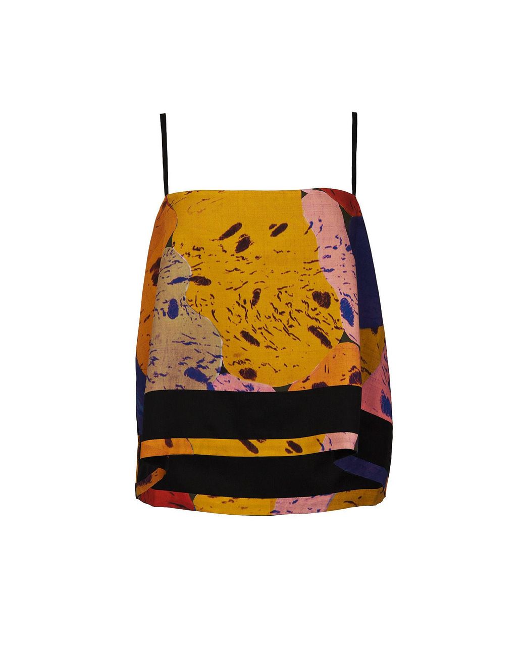Crono Zee Black Golden Rosso Reversible Top