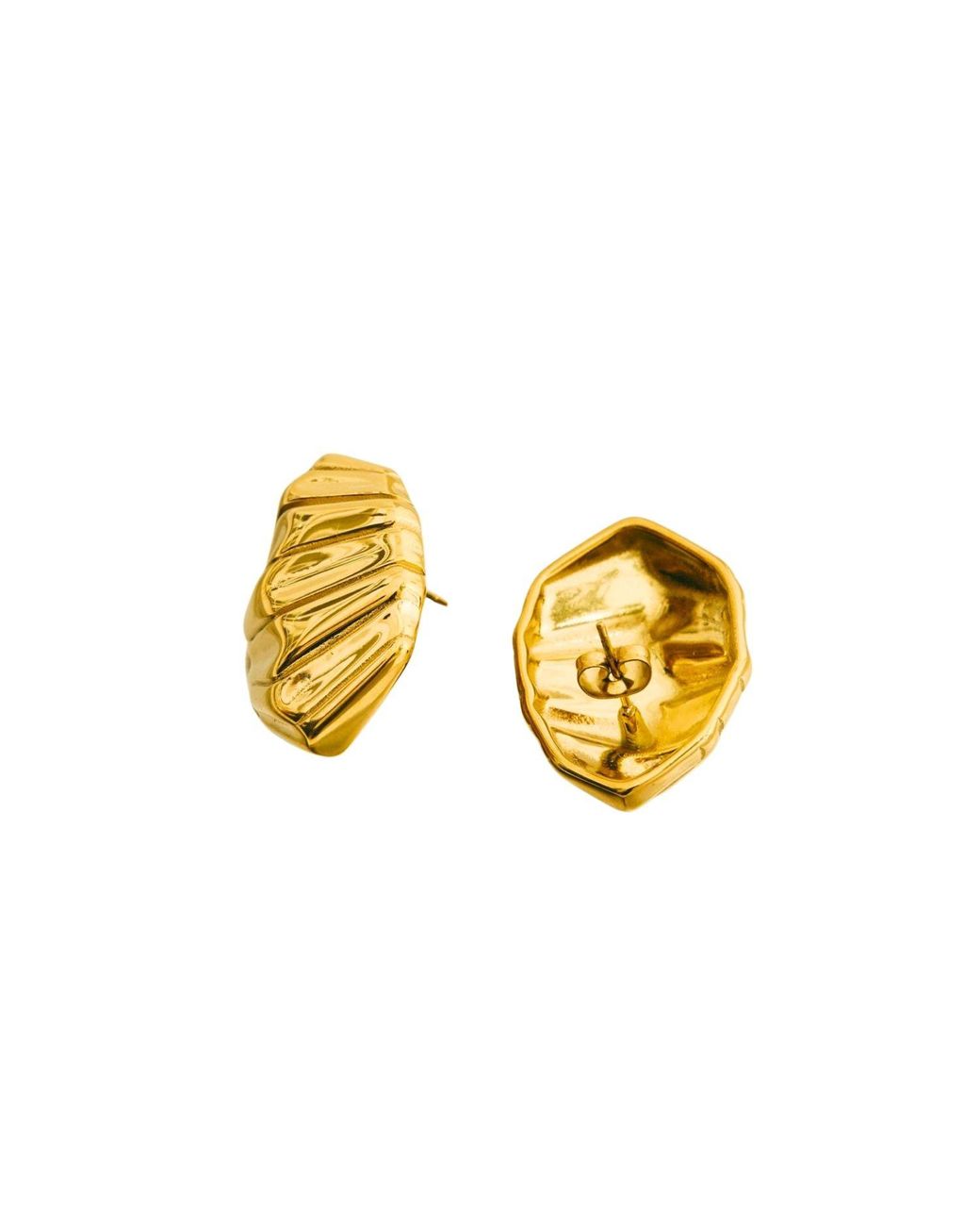 Mulgaro Metallic Thalassa Shell Earrings