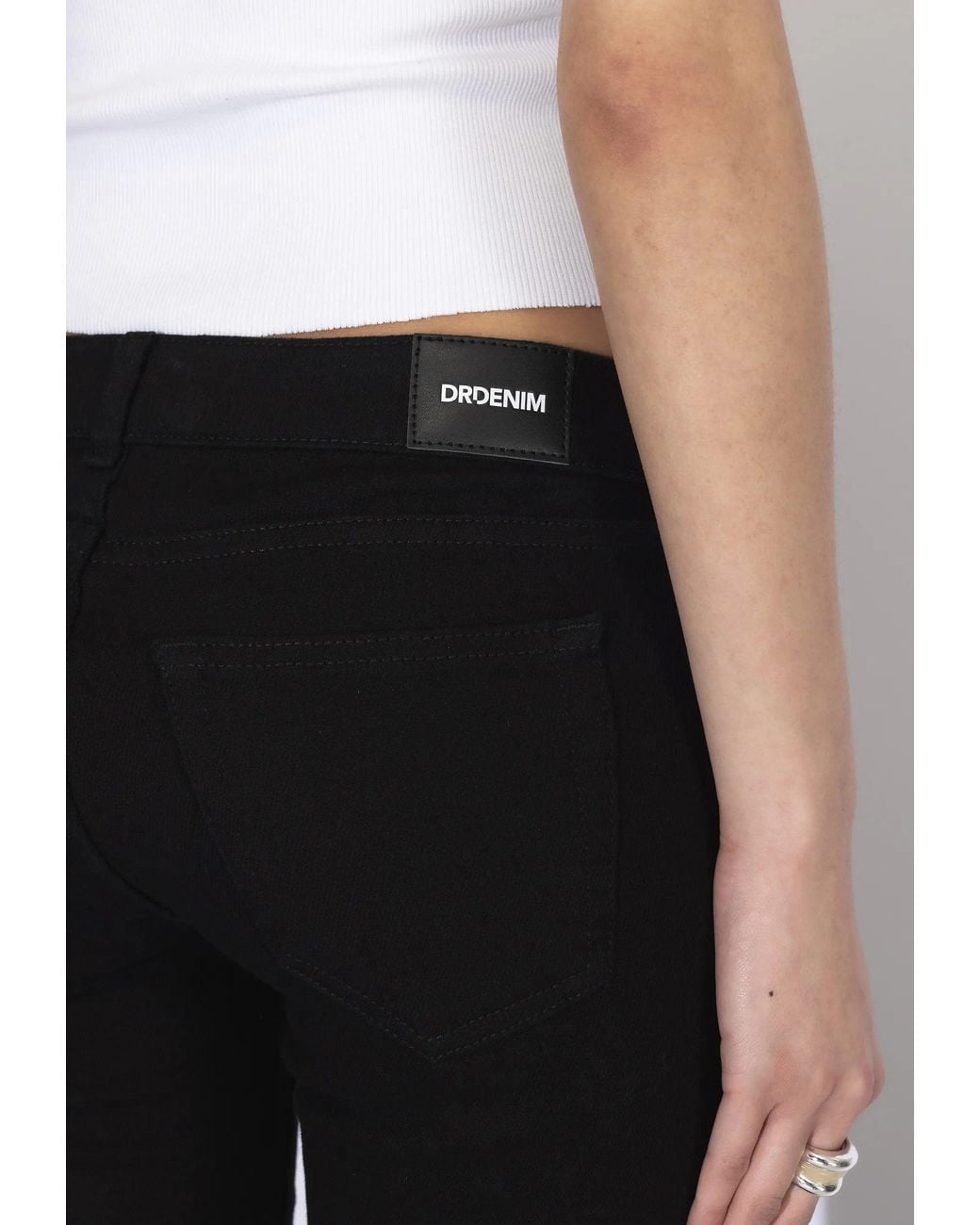 Dr. Denim Black Kily Low Bootcut