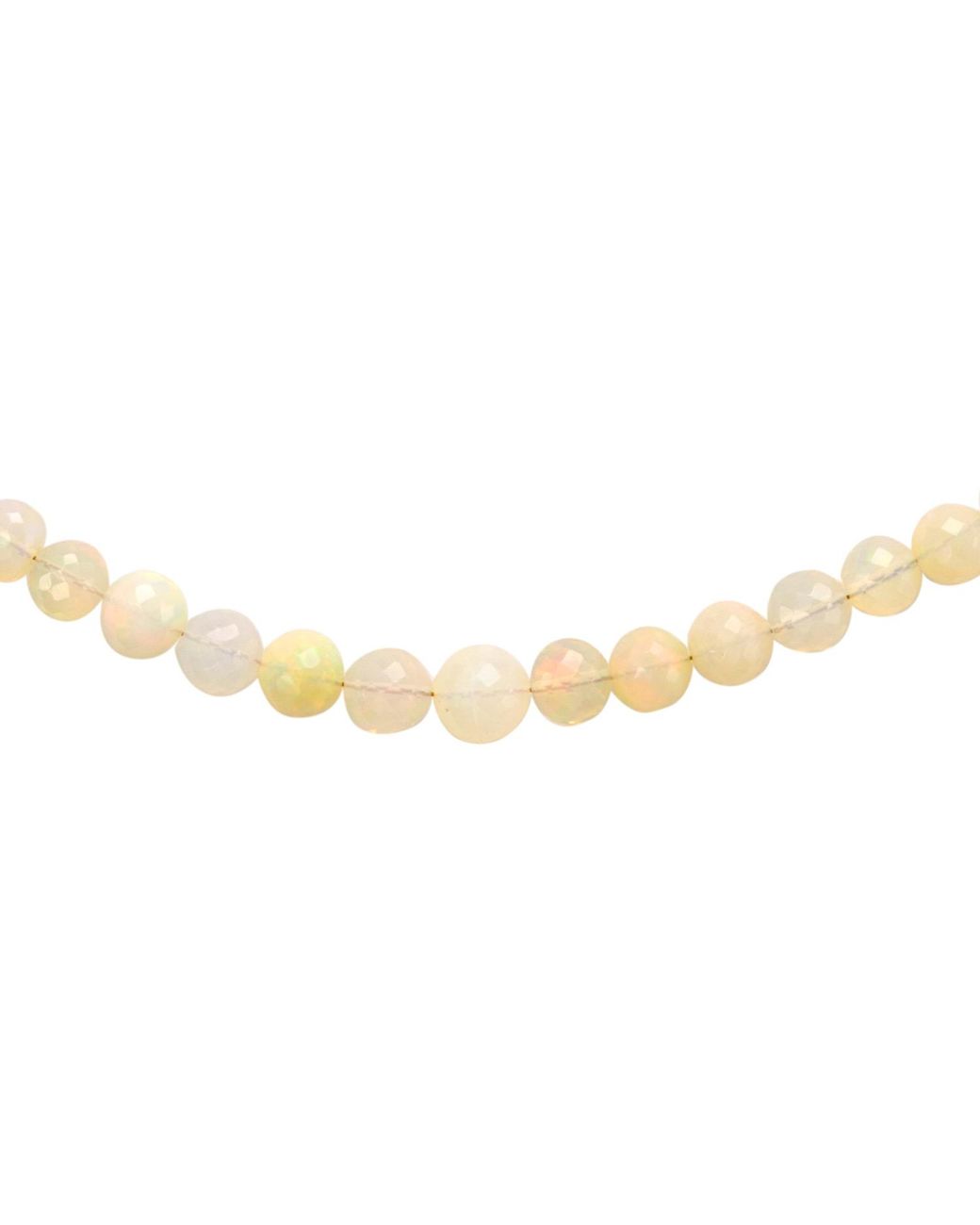 Bombyx House Metallic Ethiopian Opal Round Bead Necklace