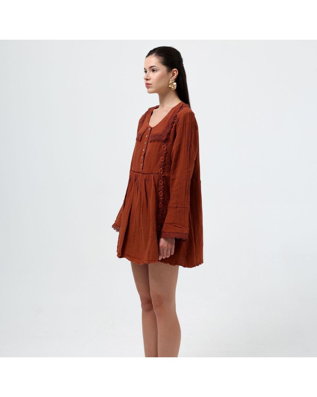 Thisisu Collection Brown Milan Mini Dress