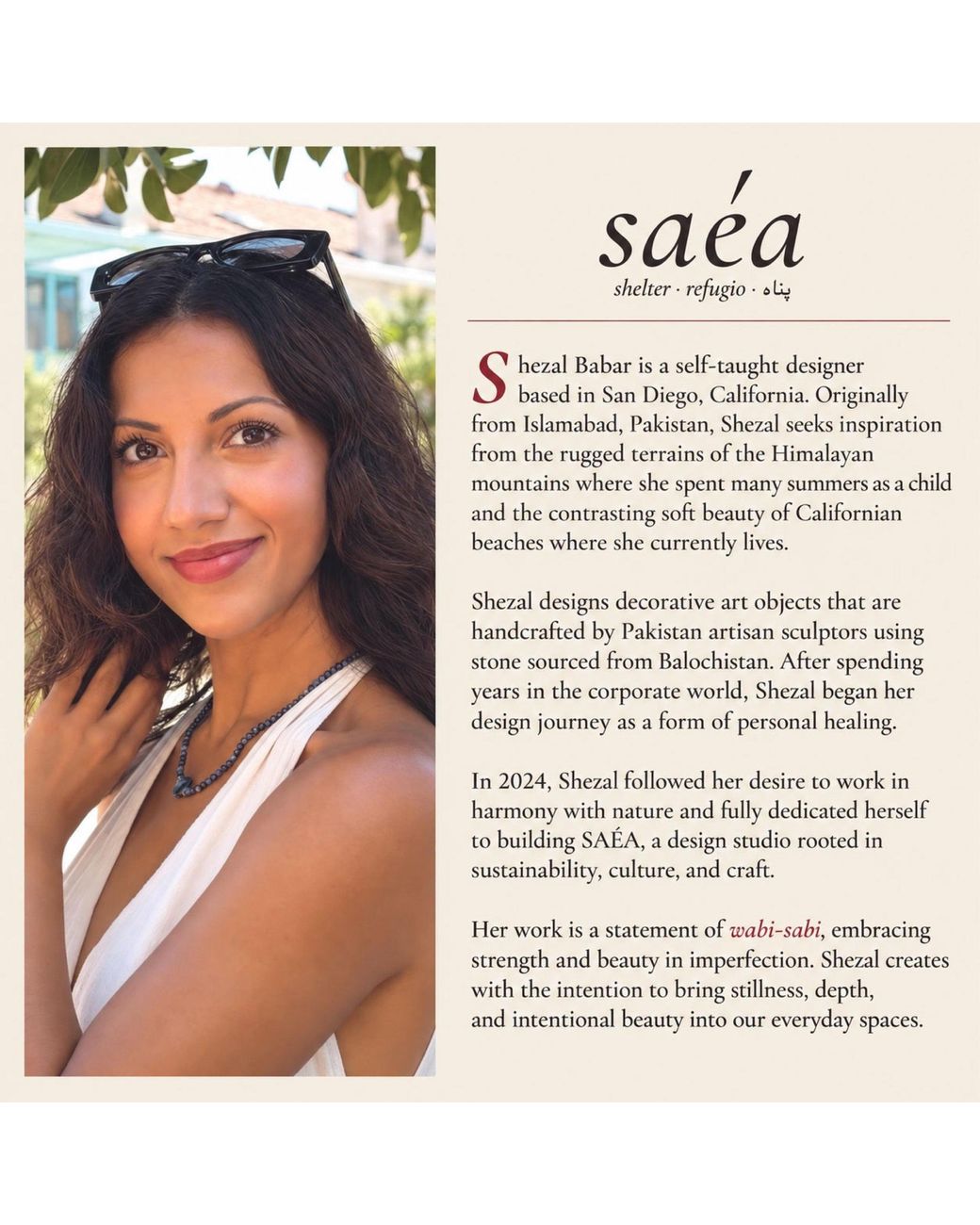Saéa White Spiny Oyster And Lapis Mosaic Inlay Pendant Necklace On Leather Cord