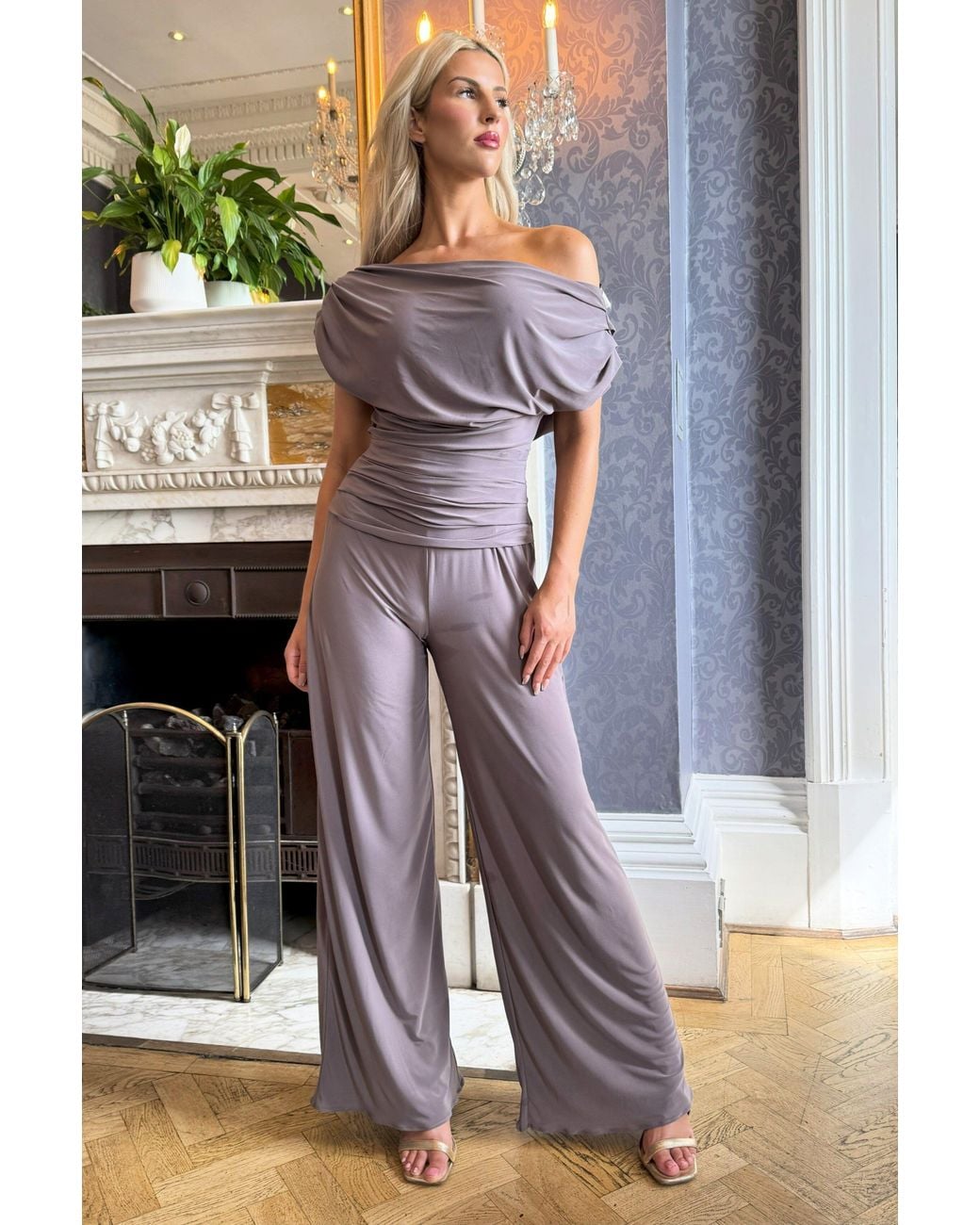 Atom Label Gray Carbon Jumpsuit