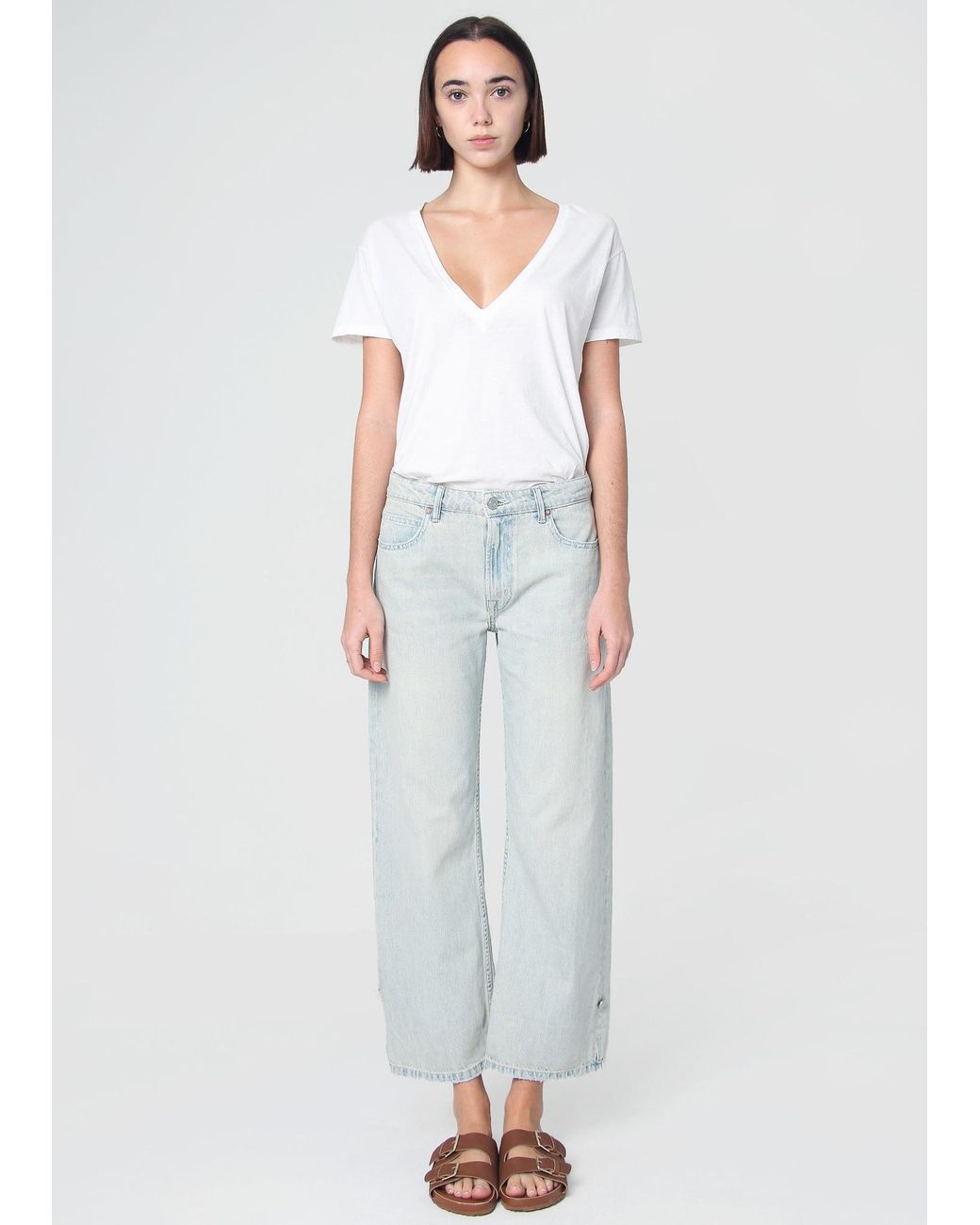 NOEND Gray Nina Fold-Up Straight