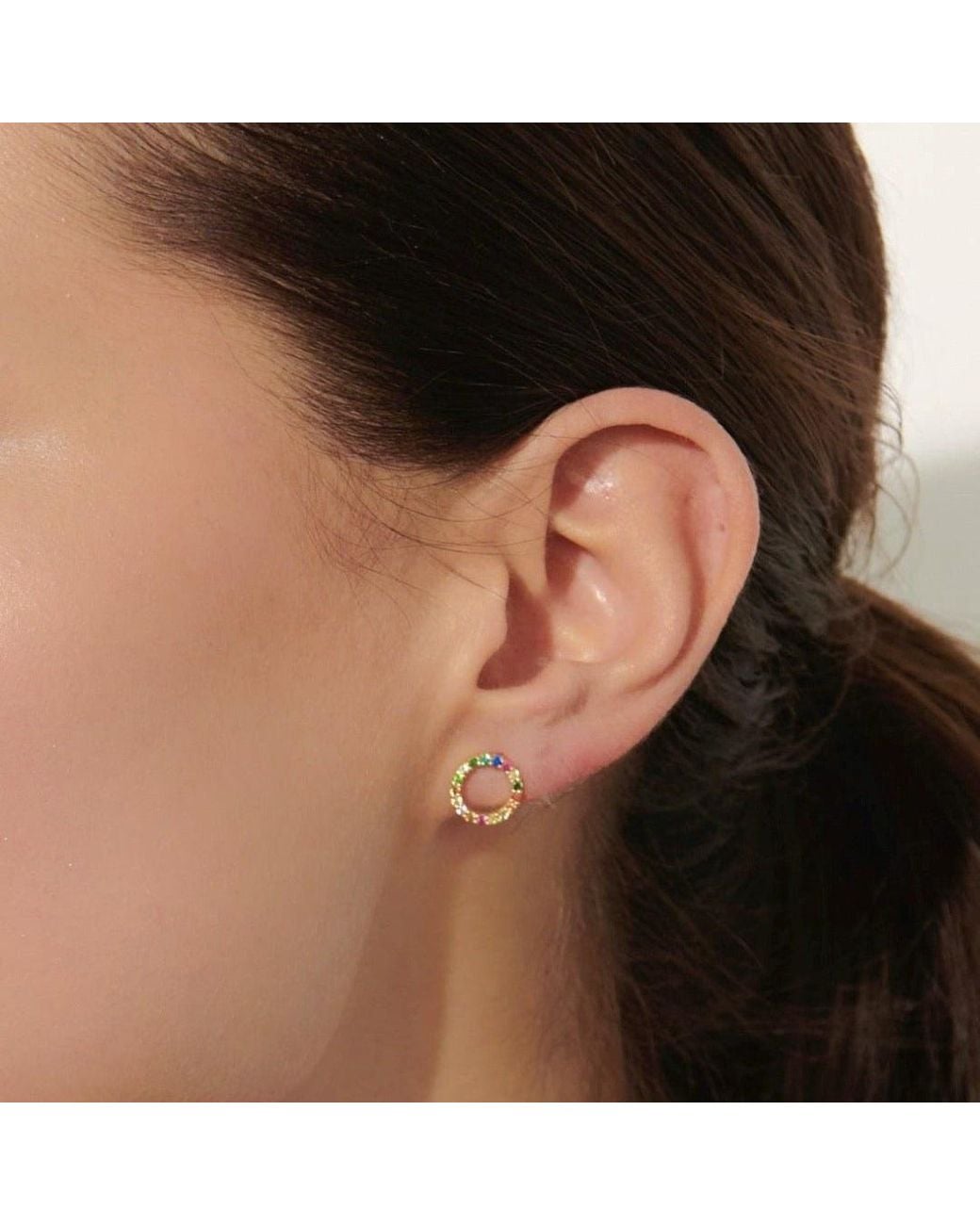 With Love Darling Metallic Partnership Studs