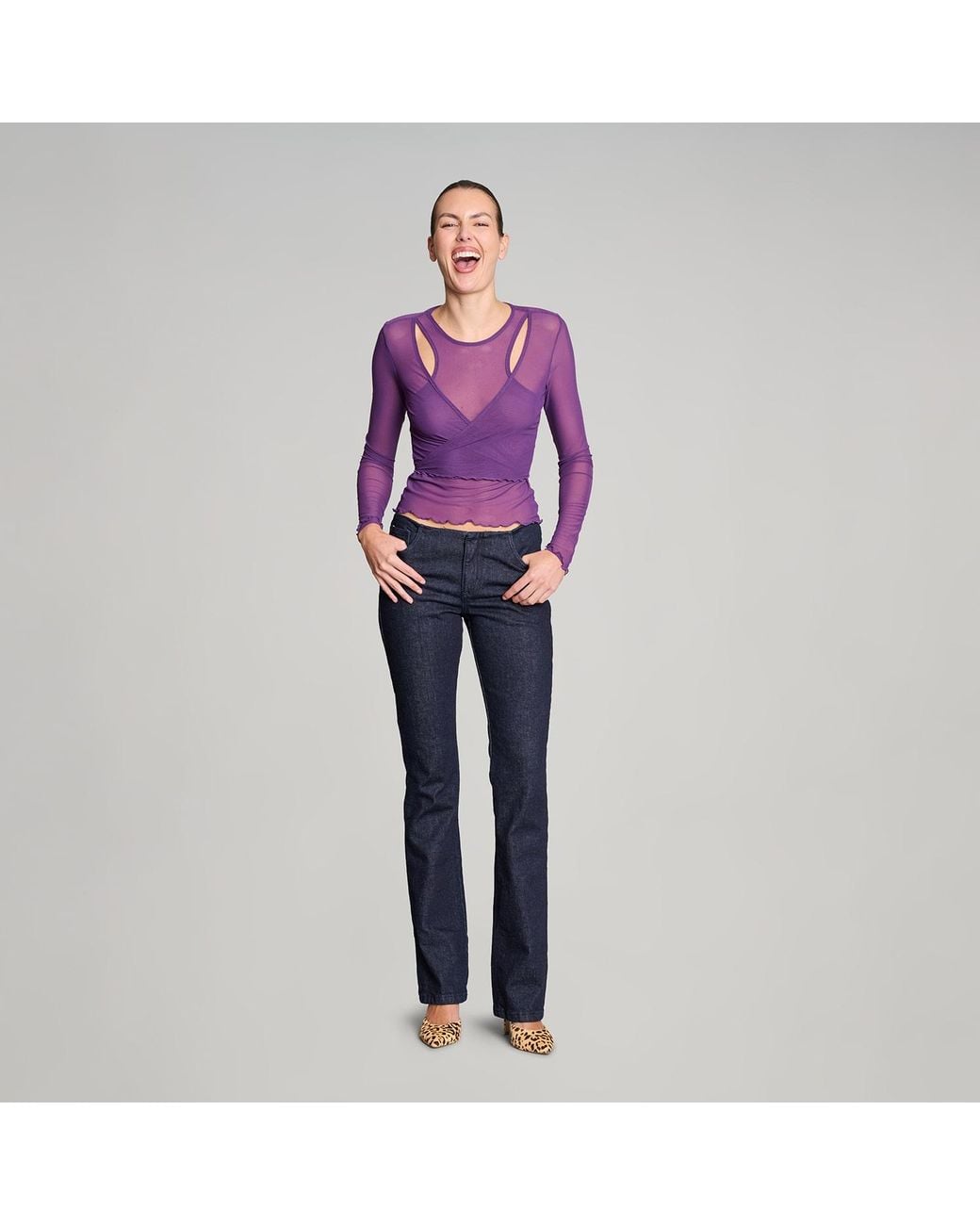 Love and Nostalgia Blue Little Denim Trouser – Deep Ink Wash