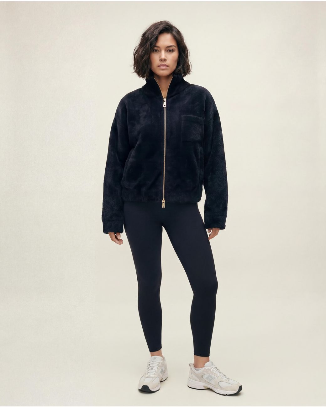 ROAV Black Everyday Emma Soft Double Zip Cardigan