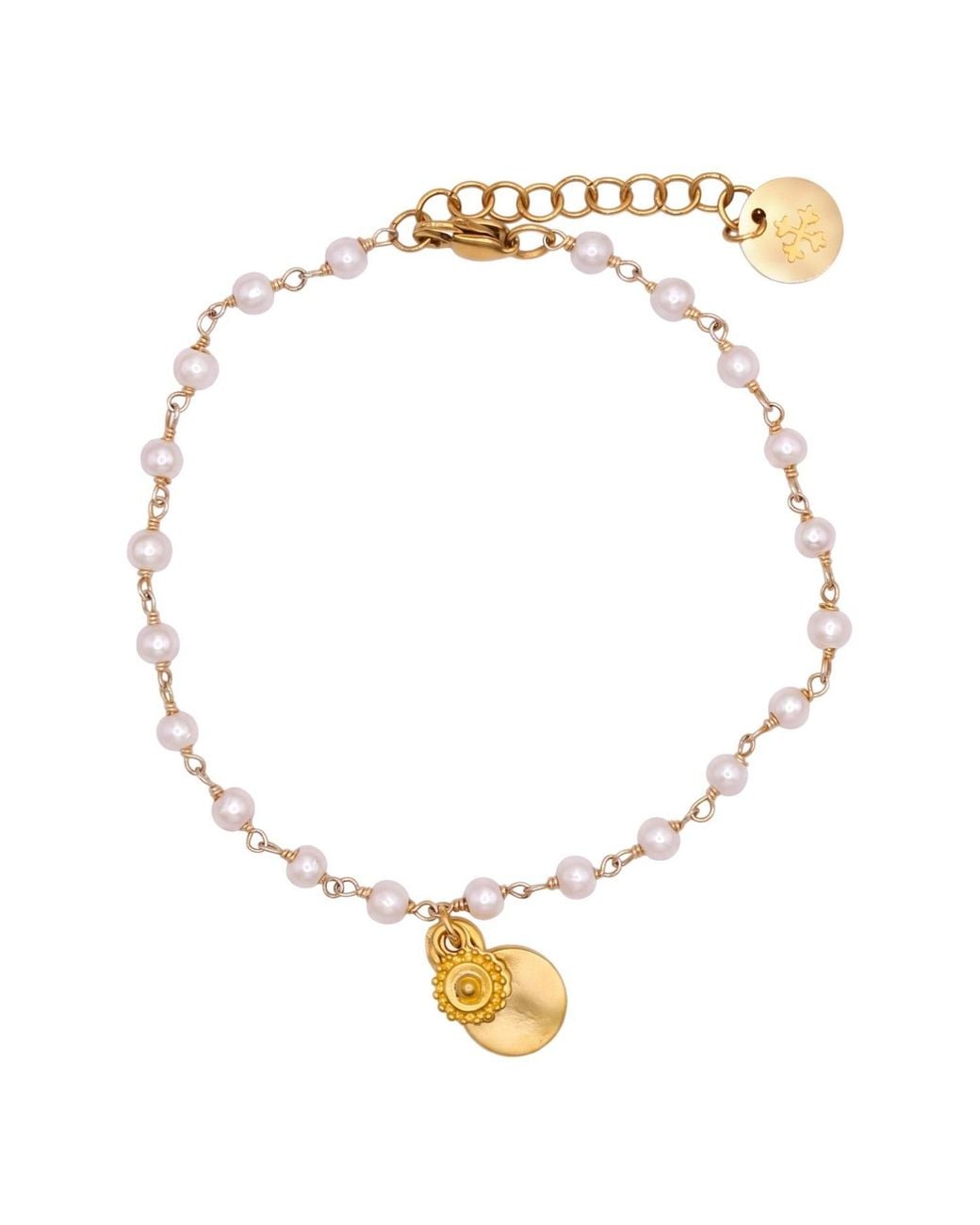 Iris London Metallic Mini Mala Bracelet