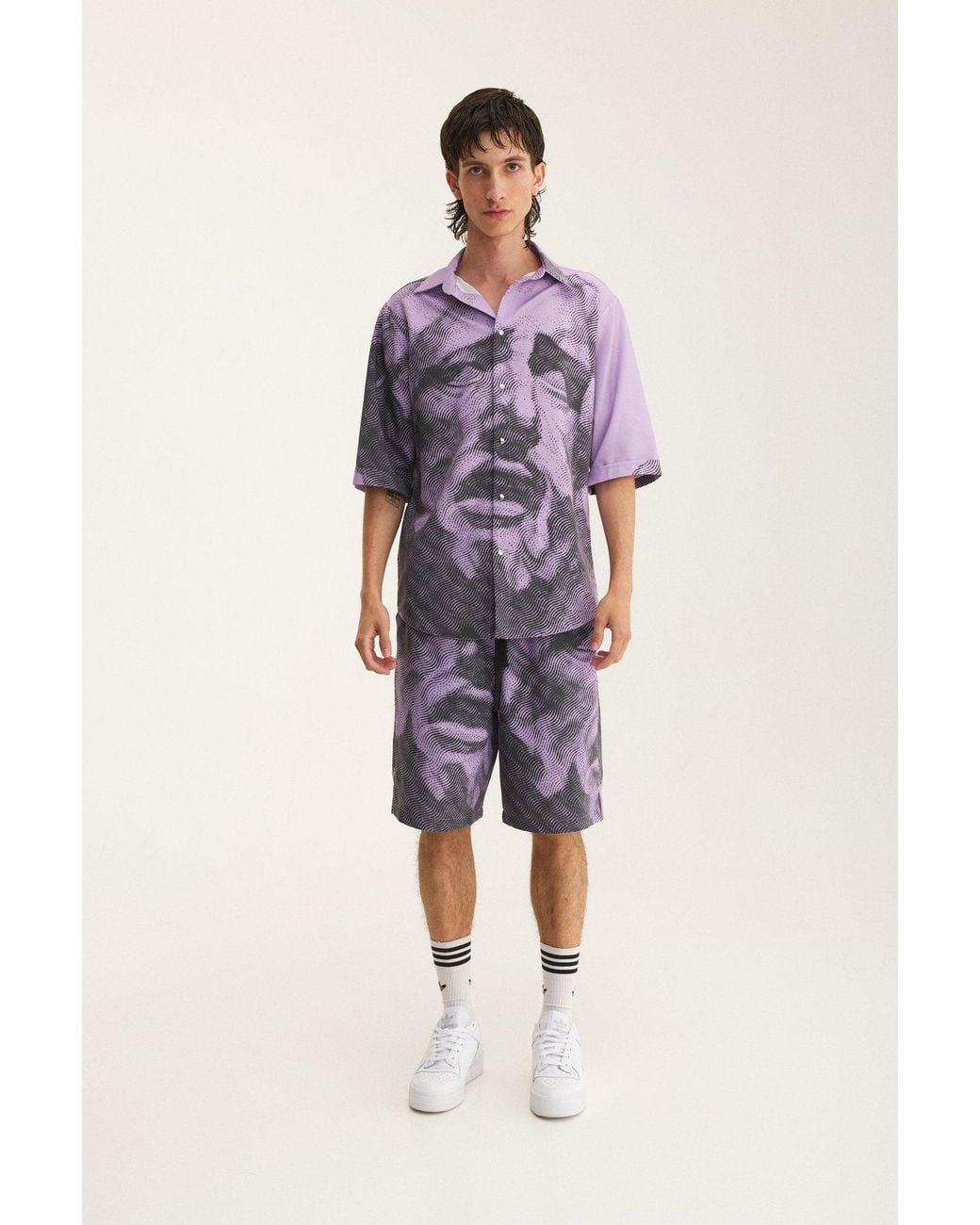 mysimplicated Purple Short Sleeve Shirt for men