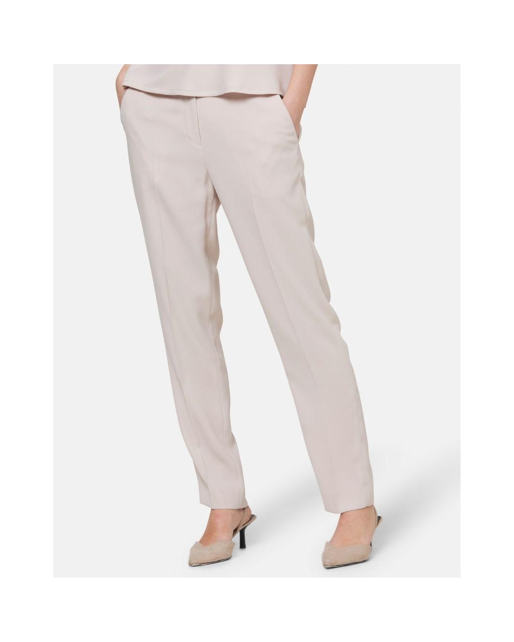 Helen Mcalinden Gray Neutrals Ann Natural Pearl Trousers