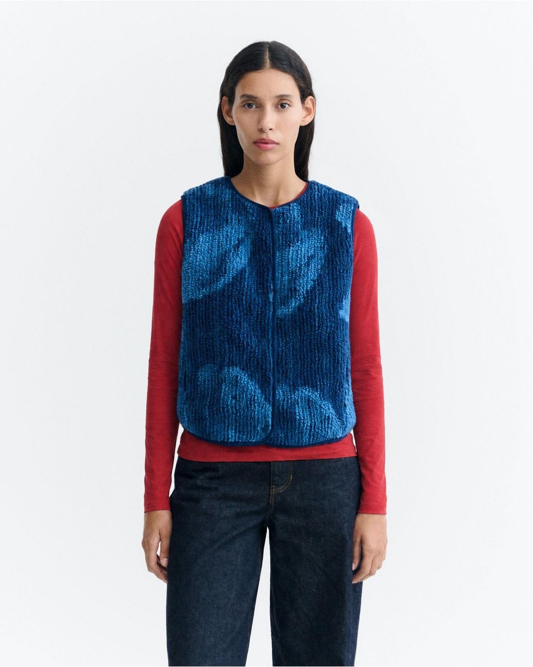 Thinking Mu Blue Jay Lotus Vest