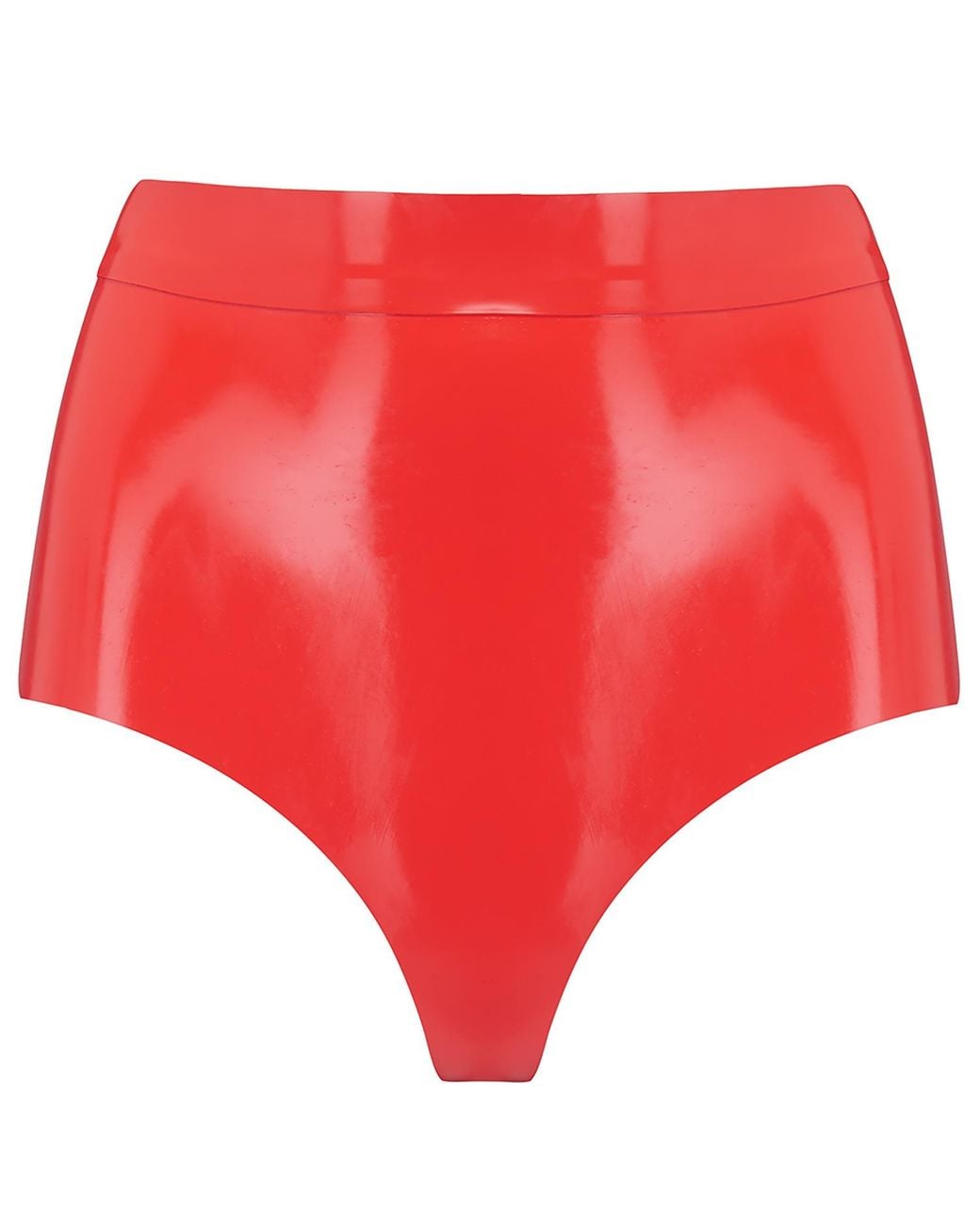 Elissa Poppy Red Latex Disco Pant