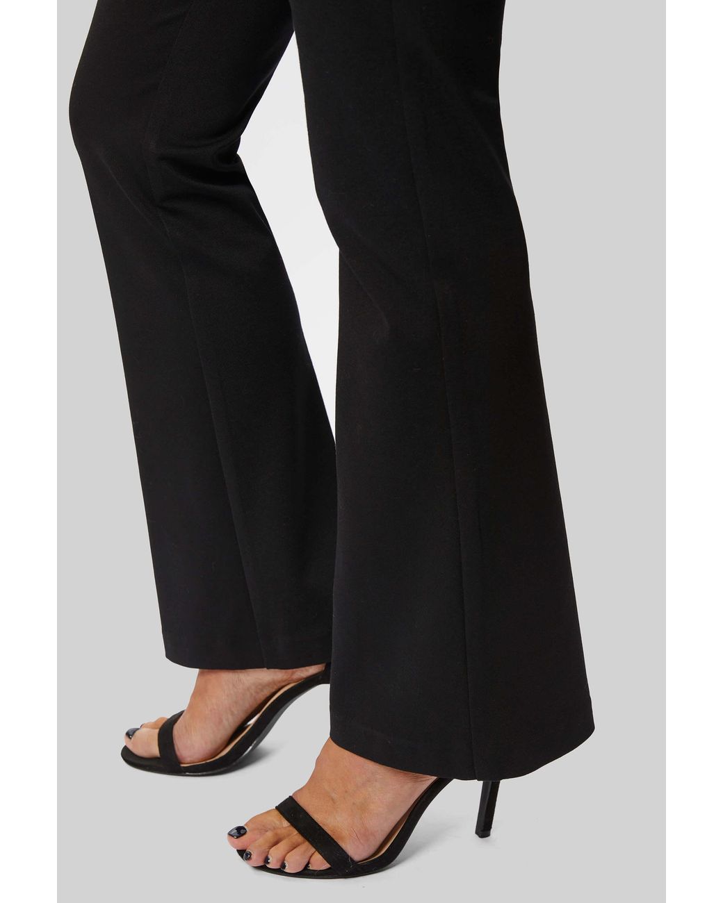 James Lakeland Black Boot Leg Trousers