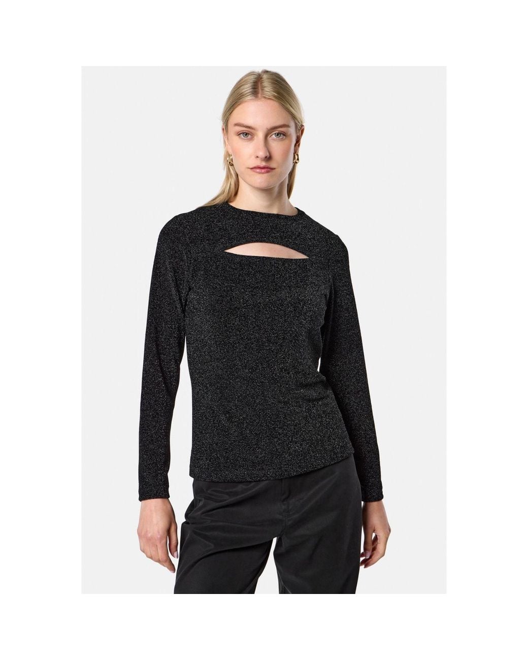 Helen Mcalinden Black Sienna Shimmer Top