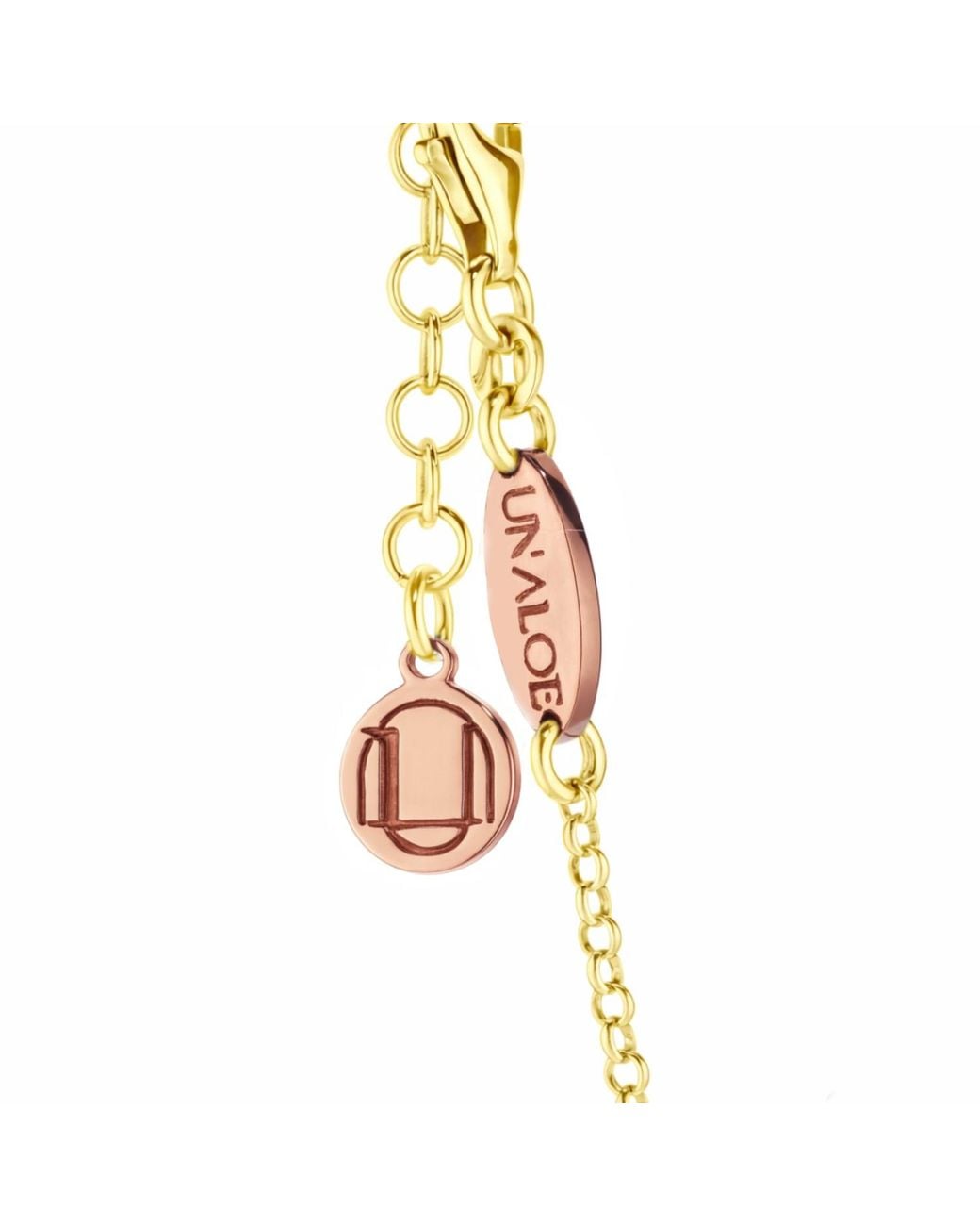 Unaloe Metallic Lumina Necklace-Plated With Pearl