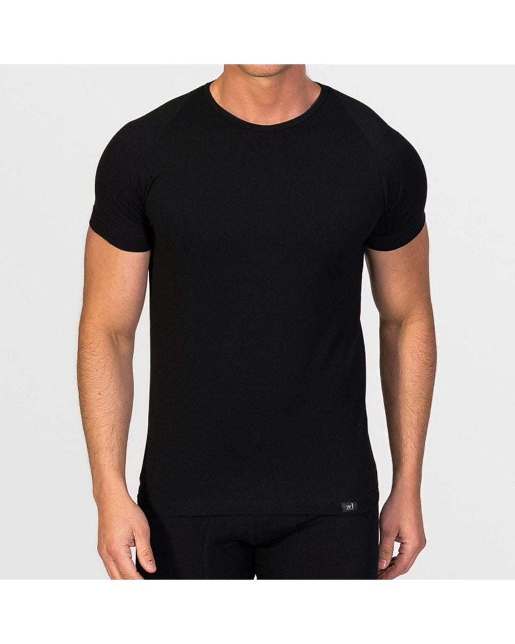 Zd - Zero Defects Black Round Neck T-Shirt for men