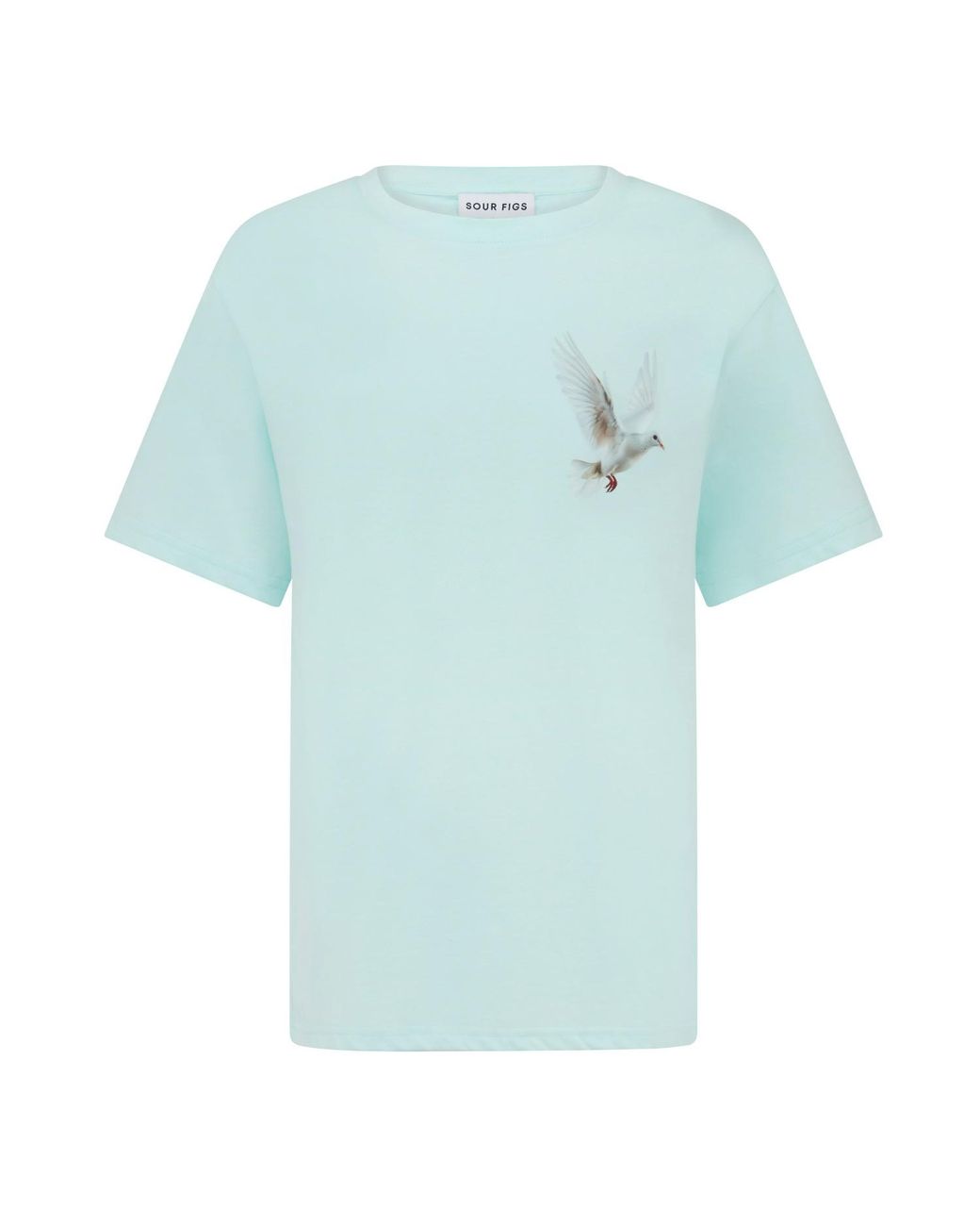 Sour Figs Blue Flying Dove T-Shirt for men