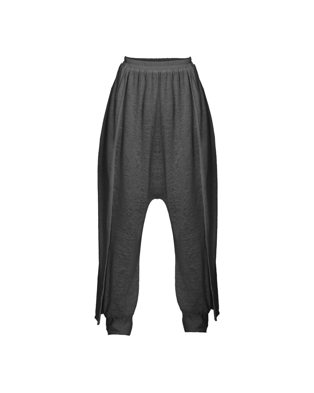 Zhenabia Gray Suhan Harem Pants Charcoal
