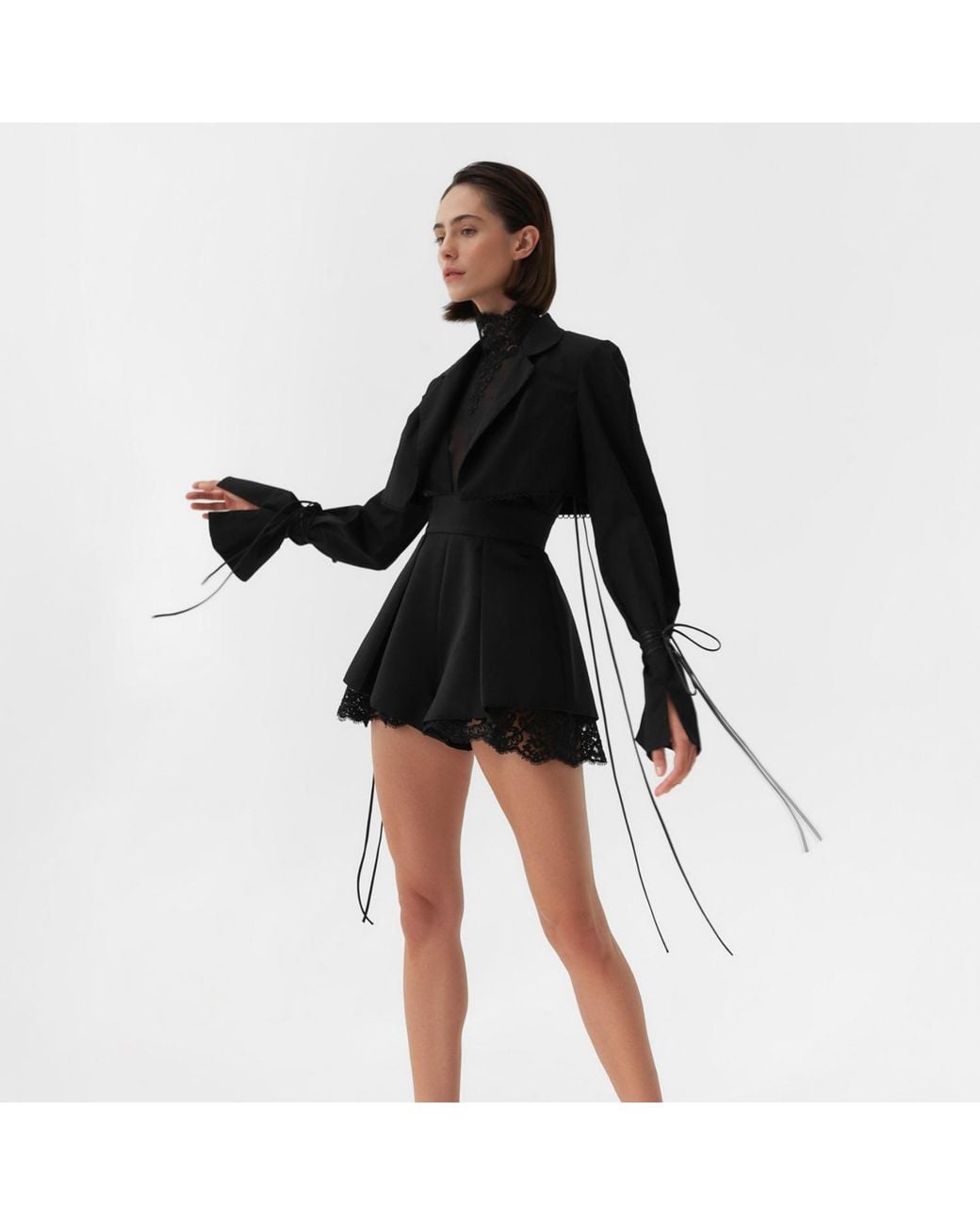 La Musa Black Heart Blazer