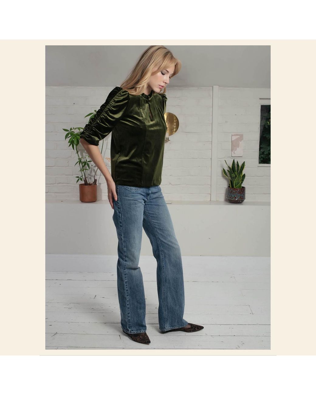 Nooki Design Green Lexy Top