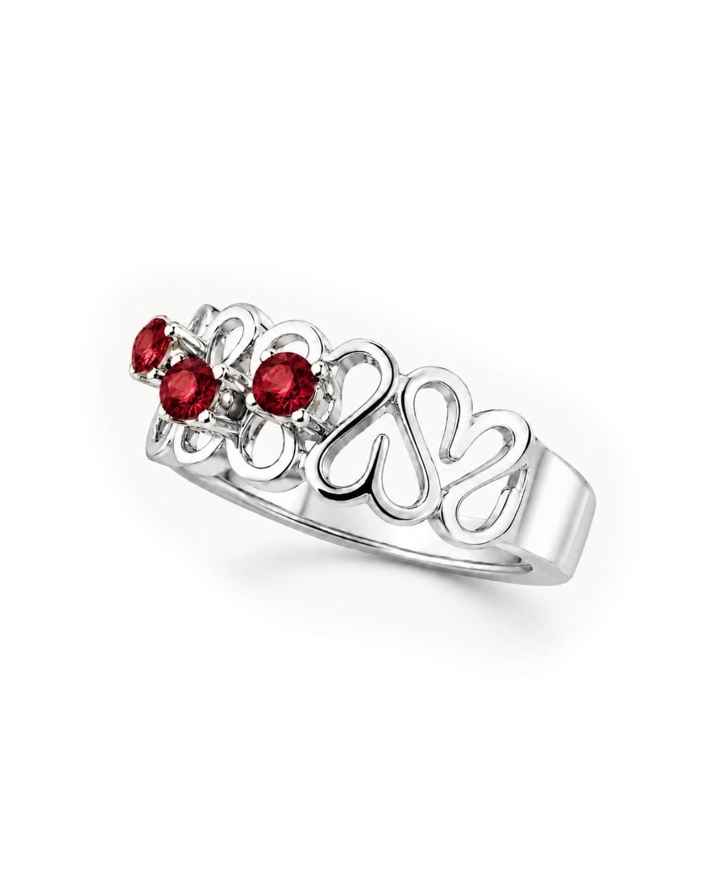 Unaloe White Cubic Zirconia Statement Ring – Sterling