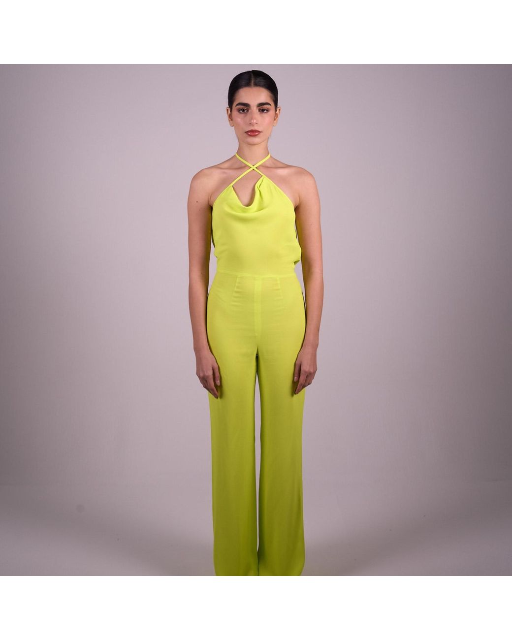 The Ethos Studio Yellow Emilia Jumpsuit