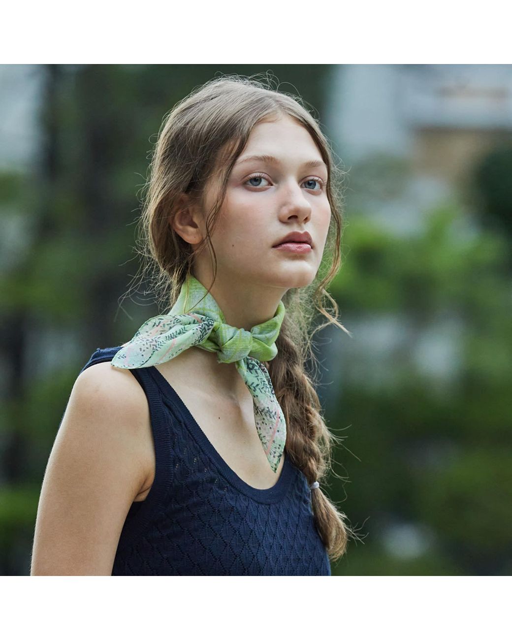 Ana Maison Green The Scent Of Bom Handkerchief