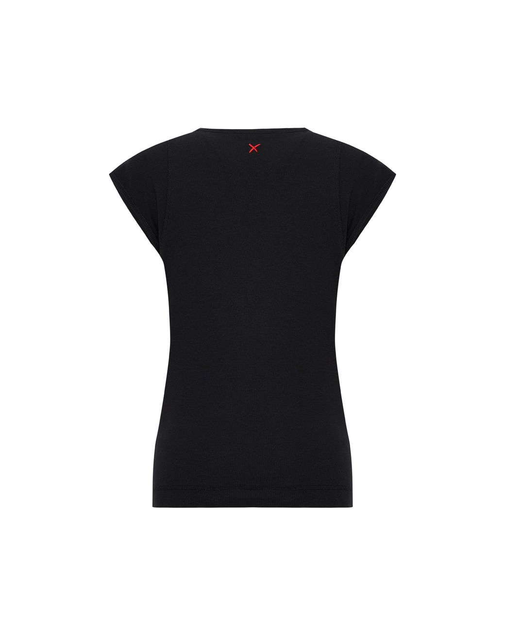 Pcfg Black Rib Tank Top With Patch for men