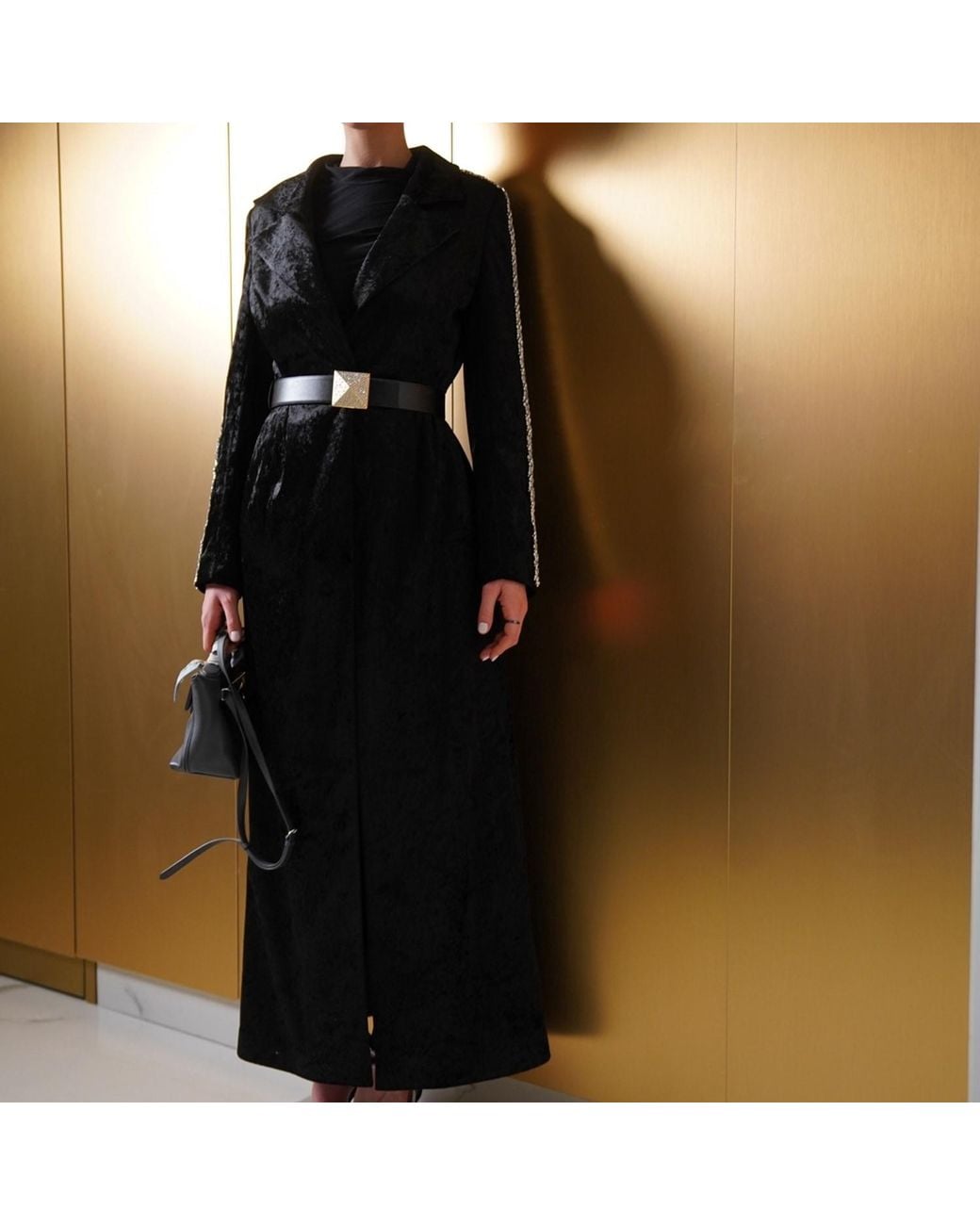 Roqaia Fashion House Black Midnight Sovereign Jacket