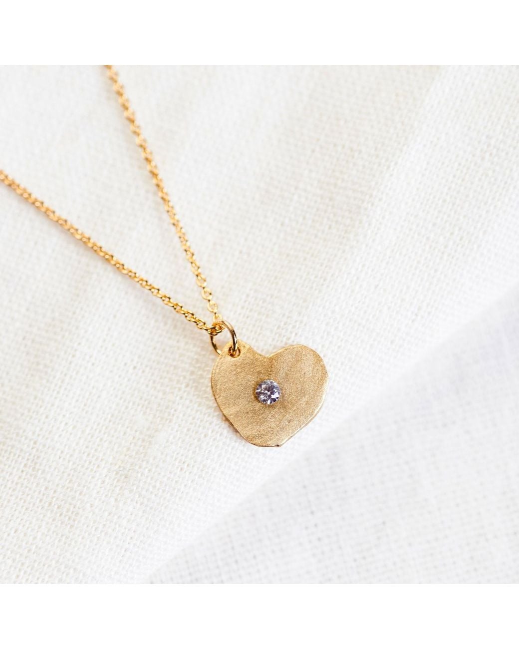 Lily Flo Jewellery Metallic Heart Necklace