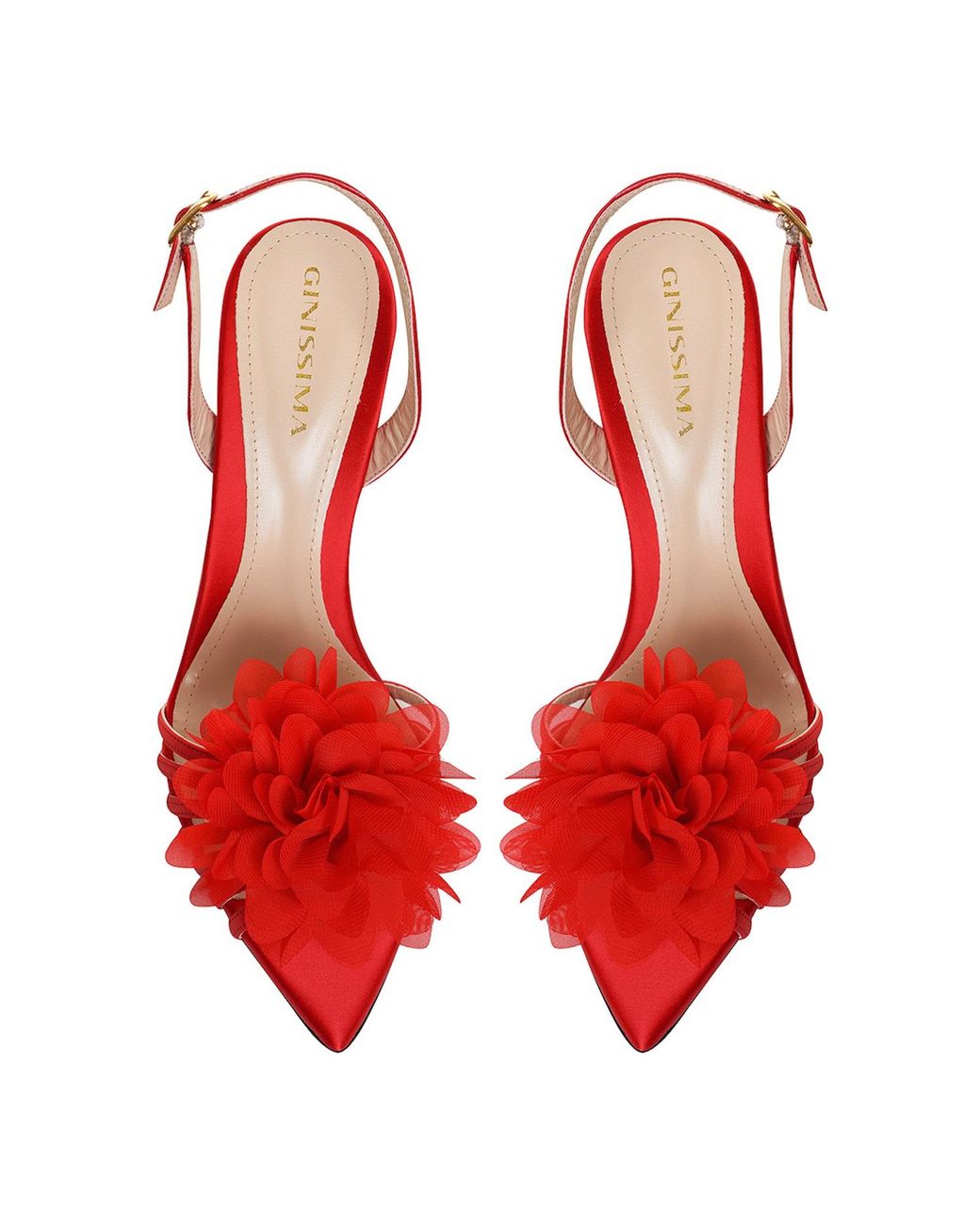 Ginissima Red Julia Sandals