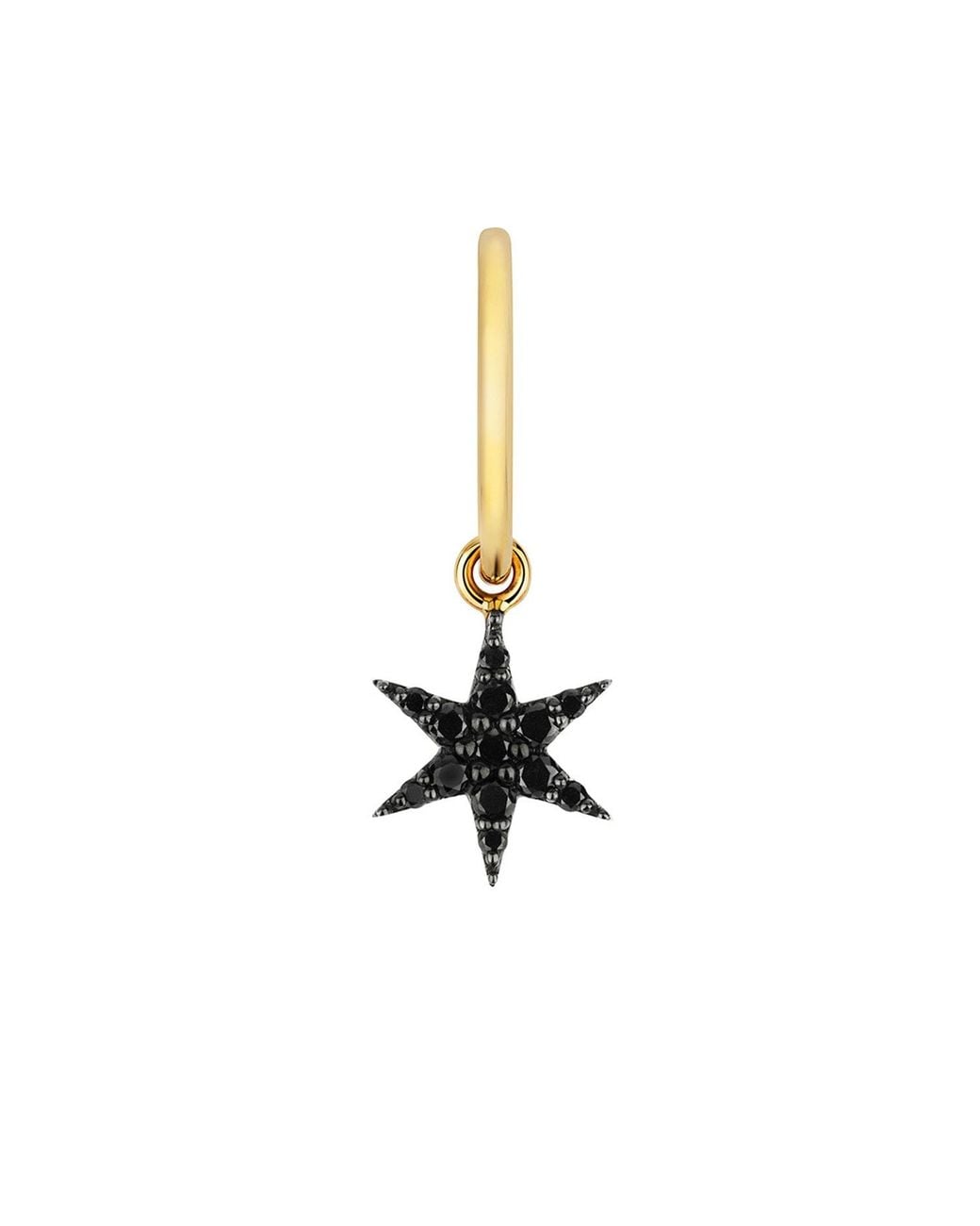 Zoe & Morgan Metallic Mini Anahata Diamond Single Hoop