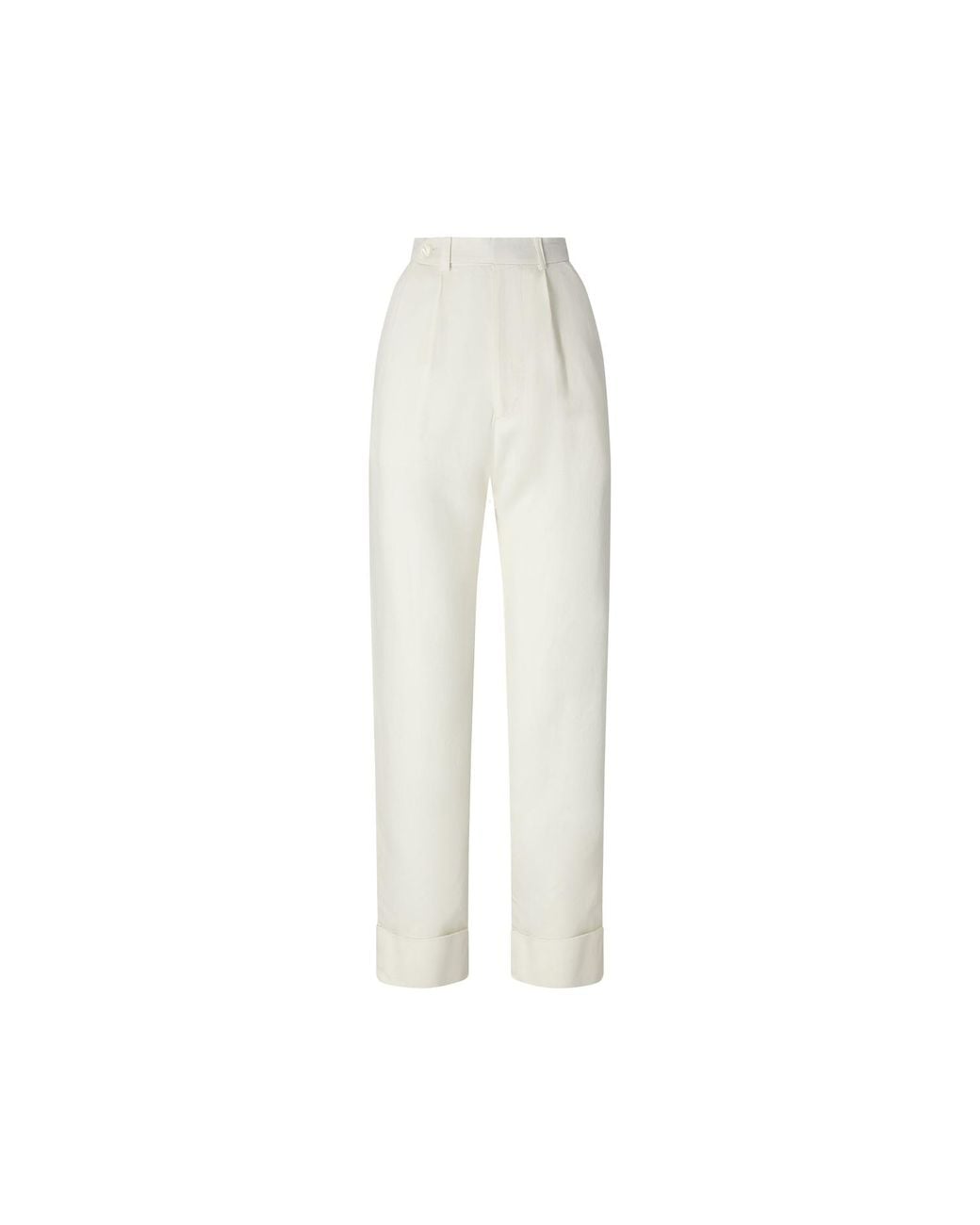 Baltér White Heathrow Club Tailored Pants