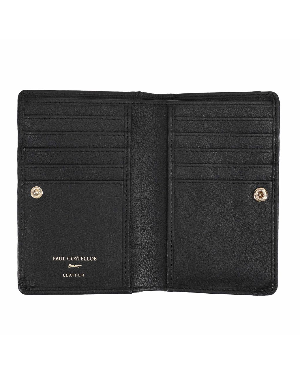 Paul Costelloe Black Solidago Leather Purse