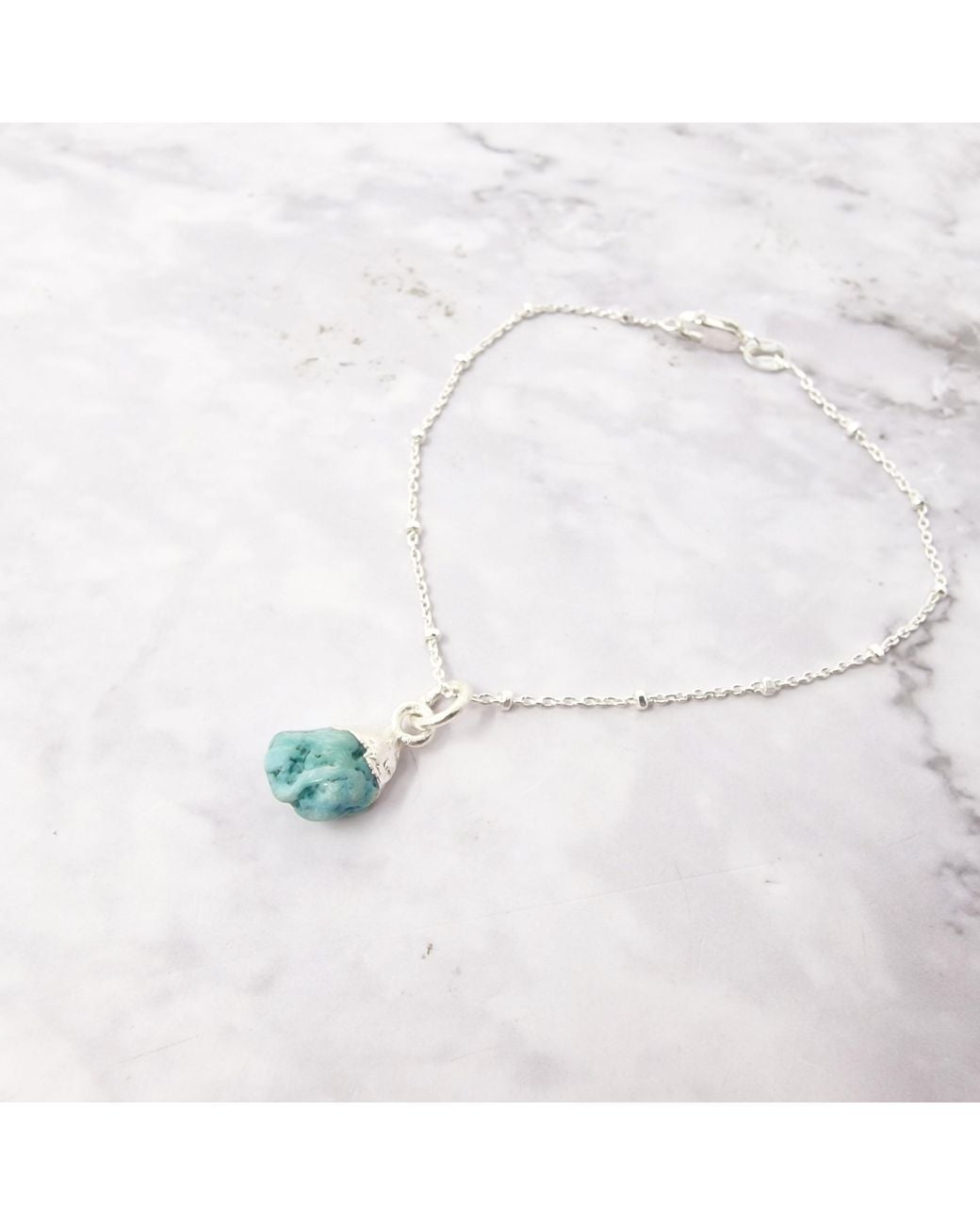 Sophelia White Raw December Birthstone Bracelet