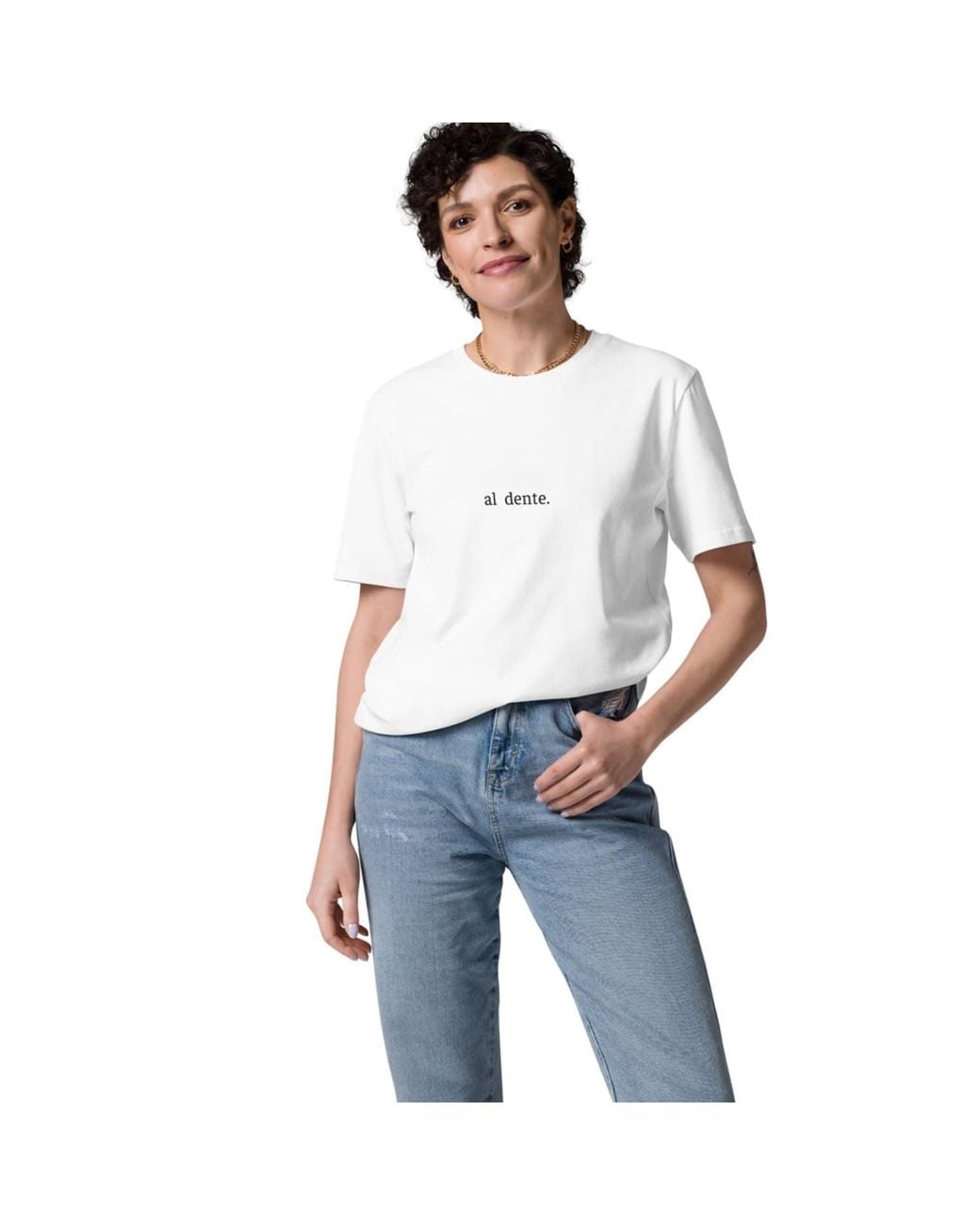 Anchor and Crew White Eleven Life, Al Dente Editions Organic Cotton T-Shirt