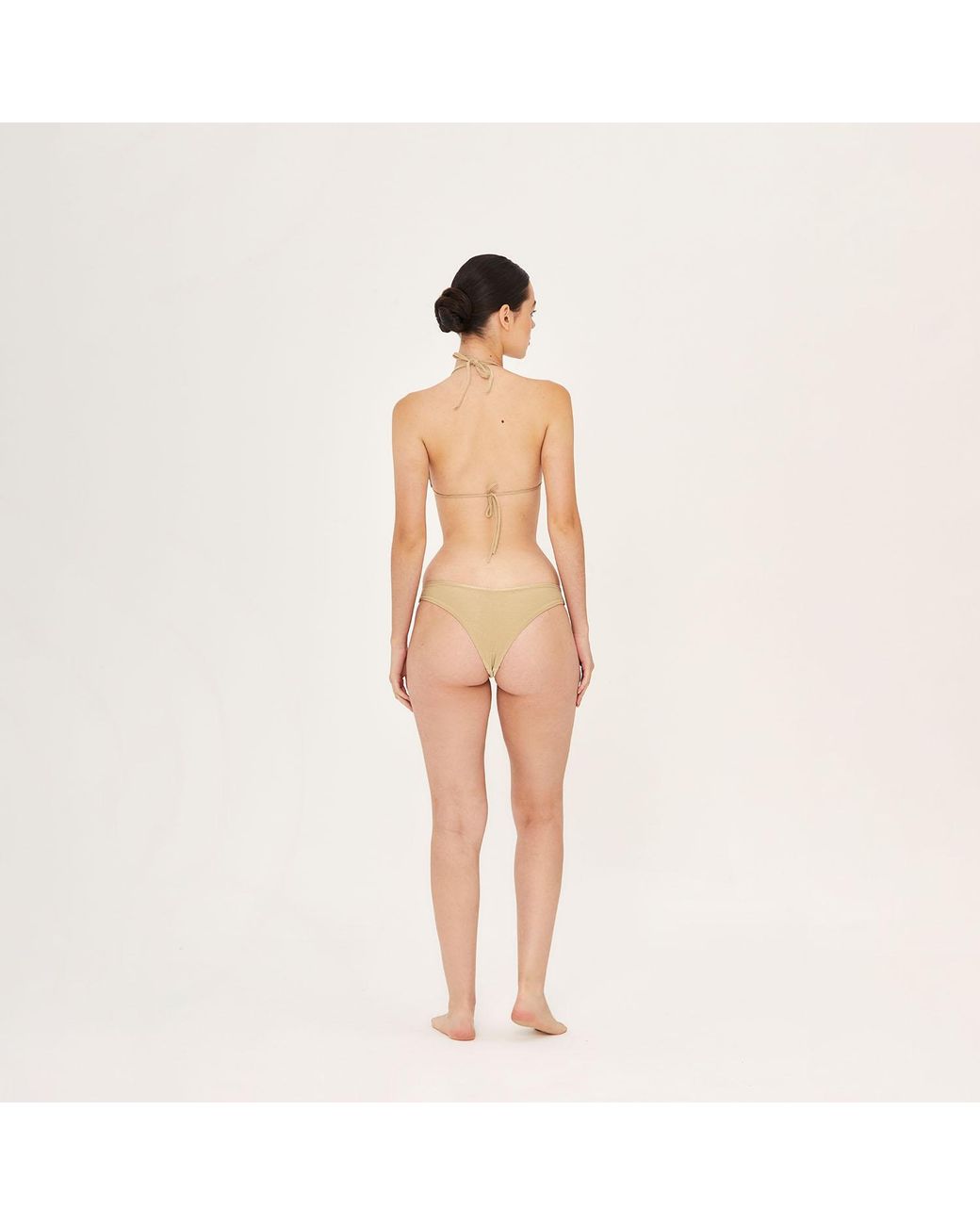 Aguaclara Metallic Doree Triangle Top