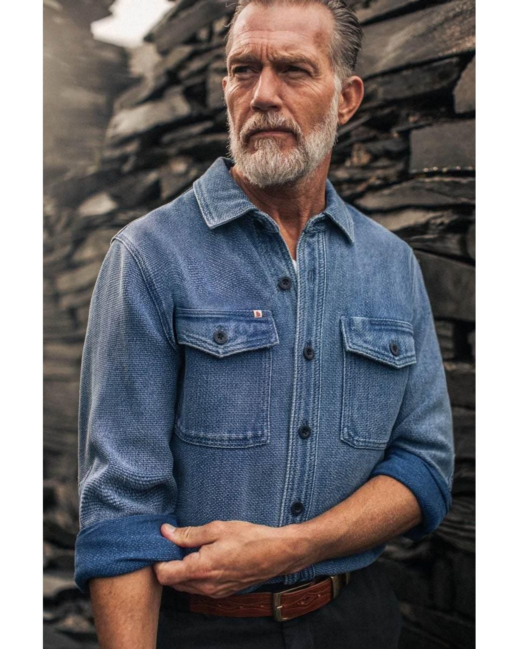 &SONS Trading Co Blue Laramie Shirt for men