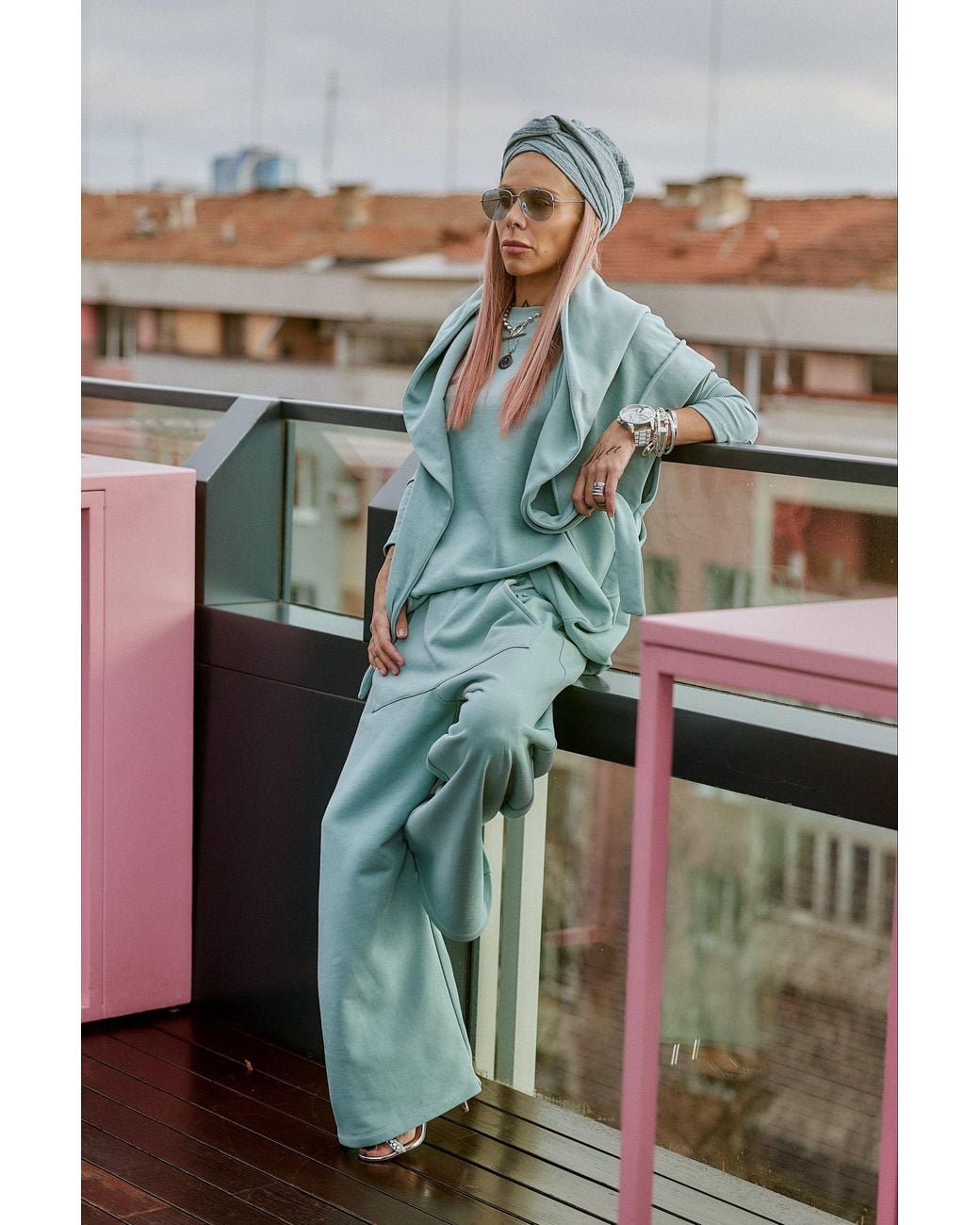 Clothes by Locker Room Blue Four-Pieces Set