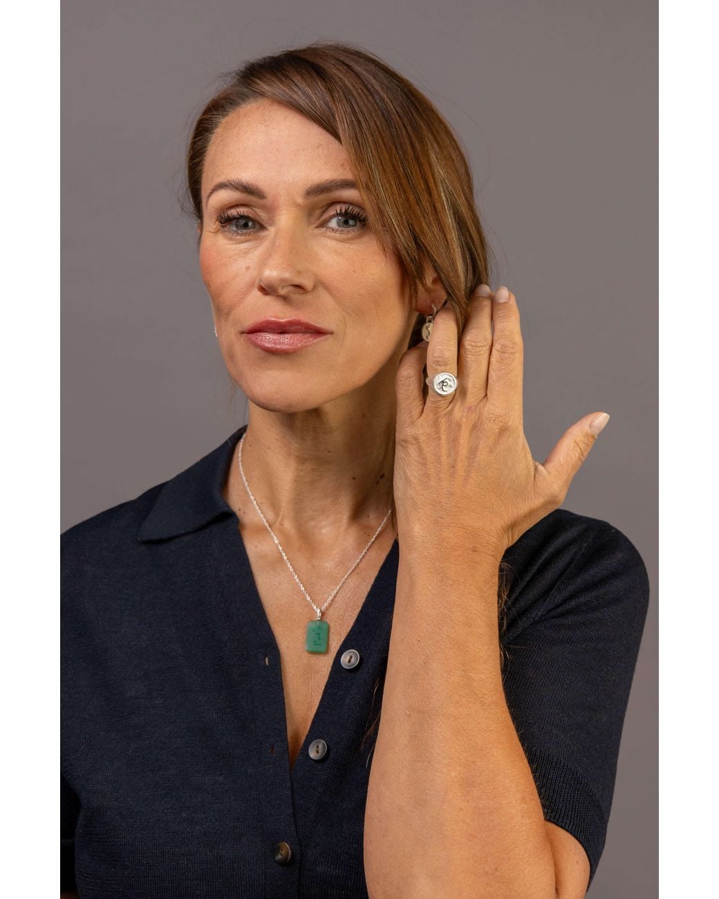 Claire Hill Designs Metallic Rebel Signet Ring