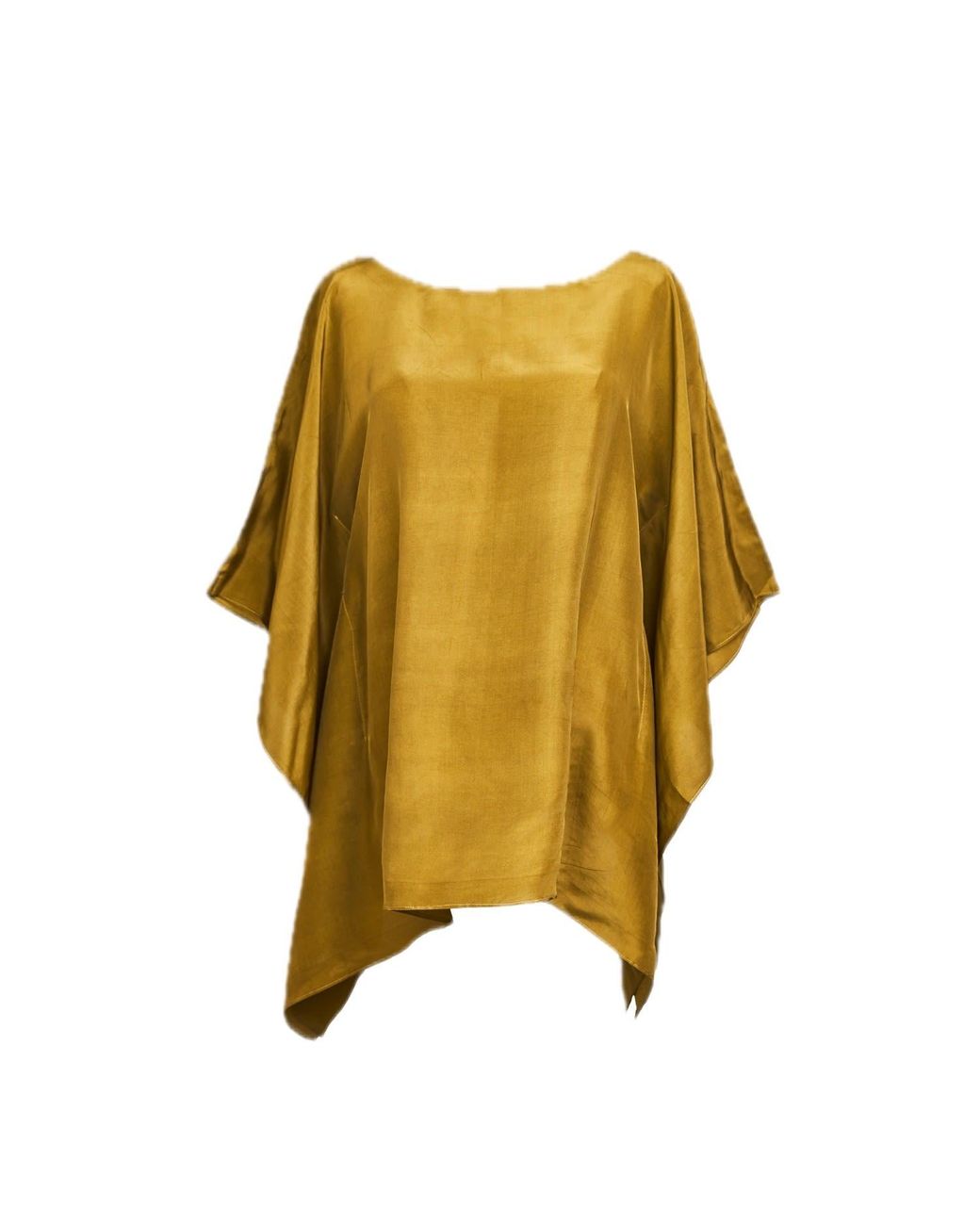 Saniya Khan Yellow Vogue Poncho Top