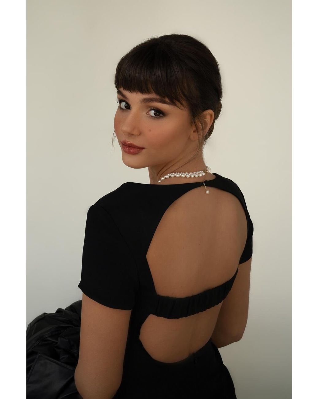 Katy Faye Metallic Adèle Pearl Necklace