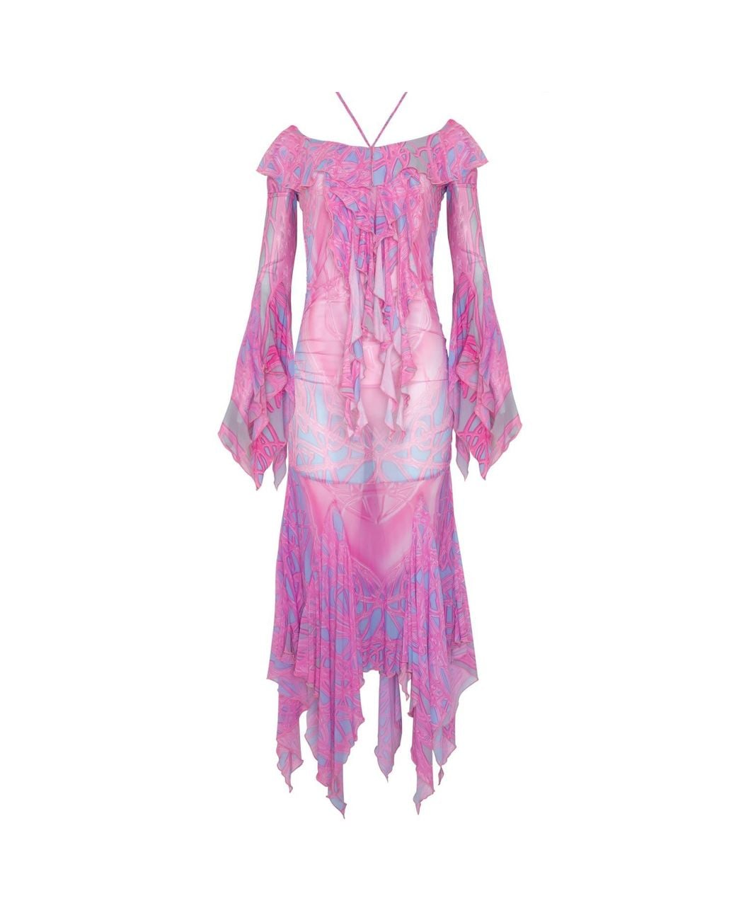 Paloma Lira Purple Plastic Victorian Dress